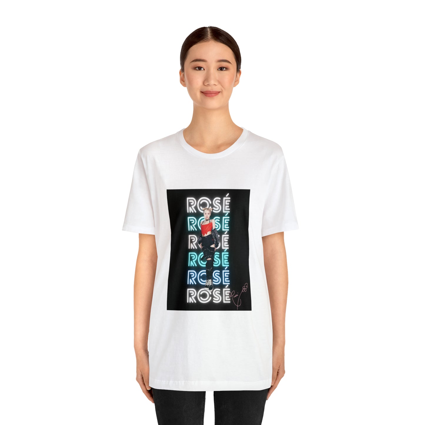 Kpop Girlband Rosé Blinks Unisex Jersey Short Sleeve Tee