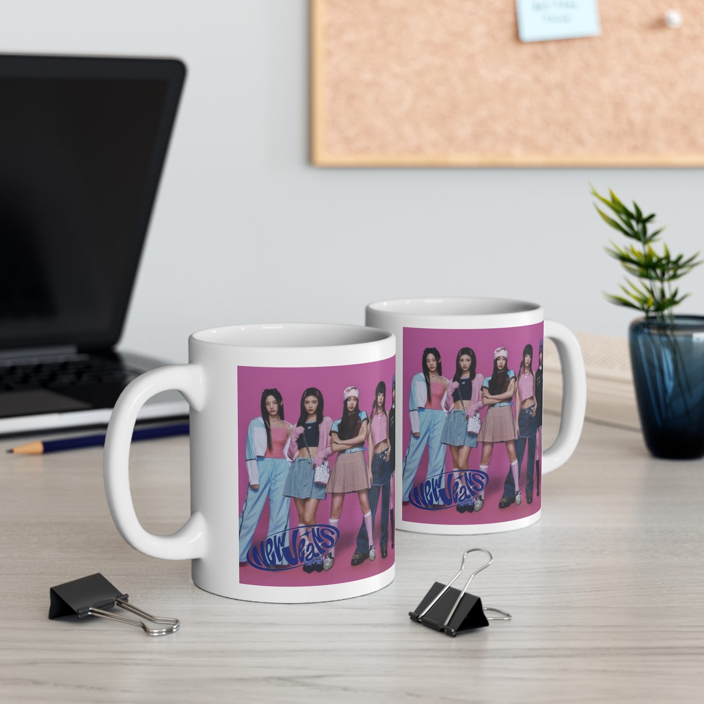 Kpop Girlband New Jeans White Ceramic Coffee Mug 11oz