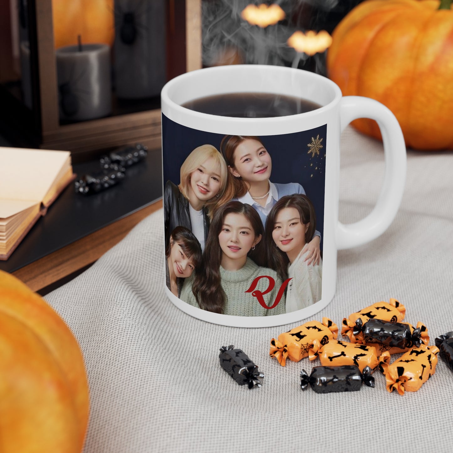 Kpop Girlband Red Velvet White Ceramic Coffee Mug 11oz