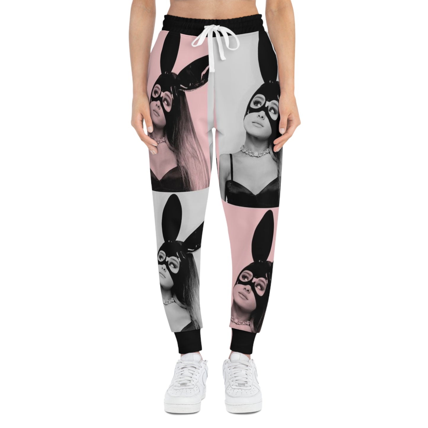 American Singer Ariana Grande Custom Unisex Athletic Joggers (AOP)