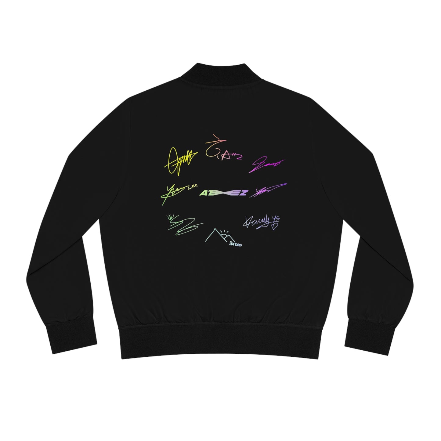 Kpop Boyband Apparel Ateez Women's Bomber Jacket (AOP)