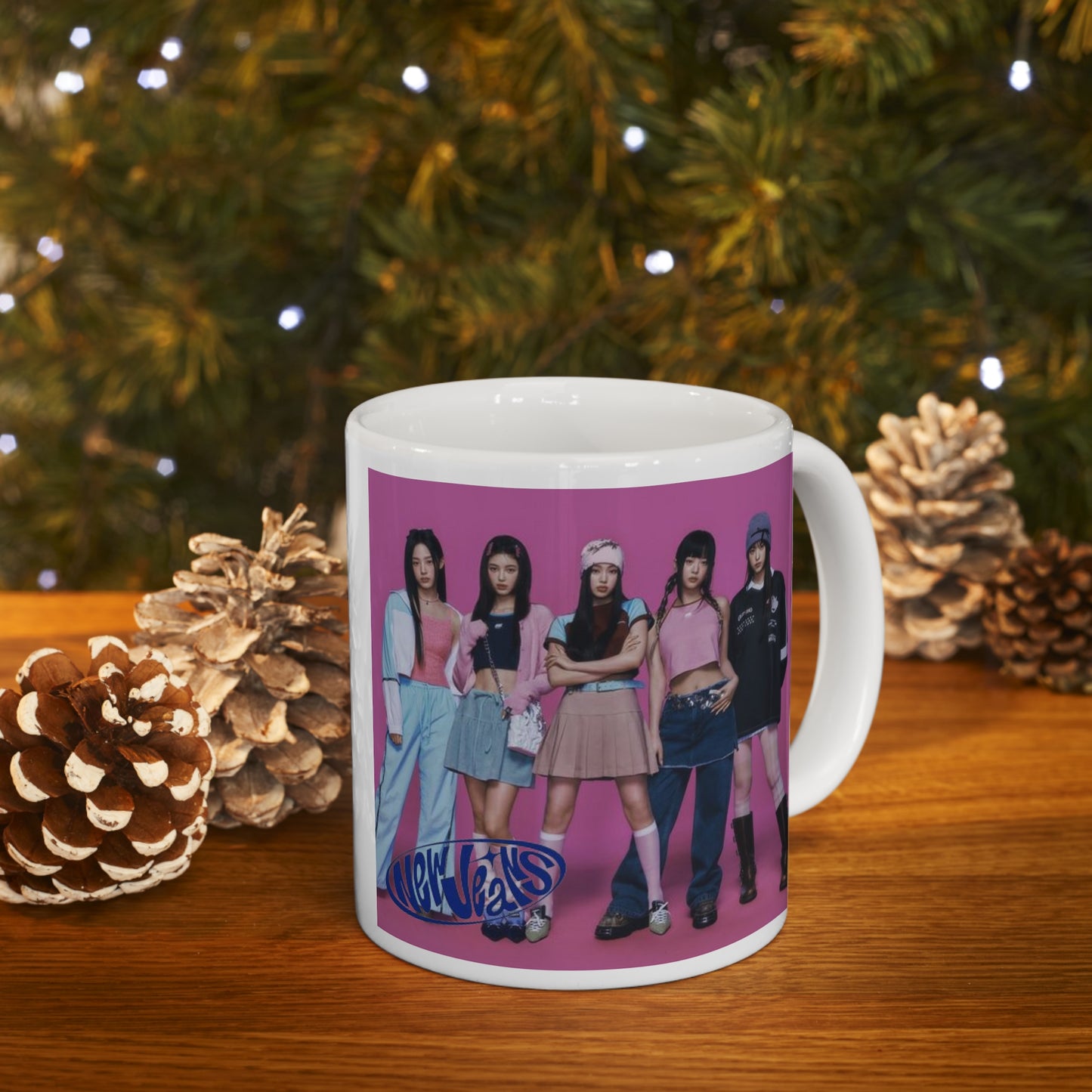 Kpop Girlband New Jeans White Ceramic Coffee Mug 11oz
