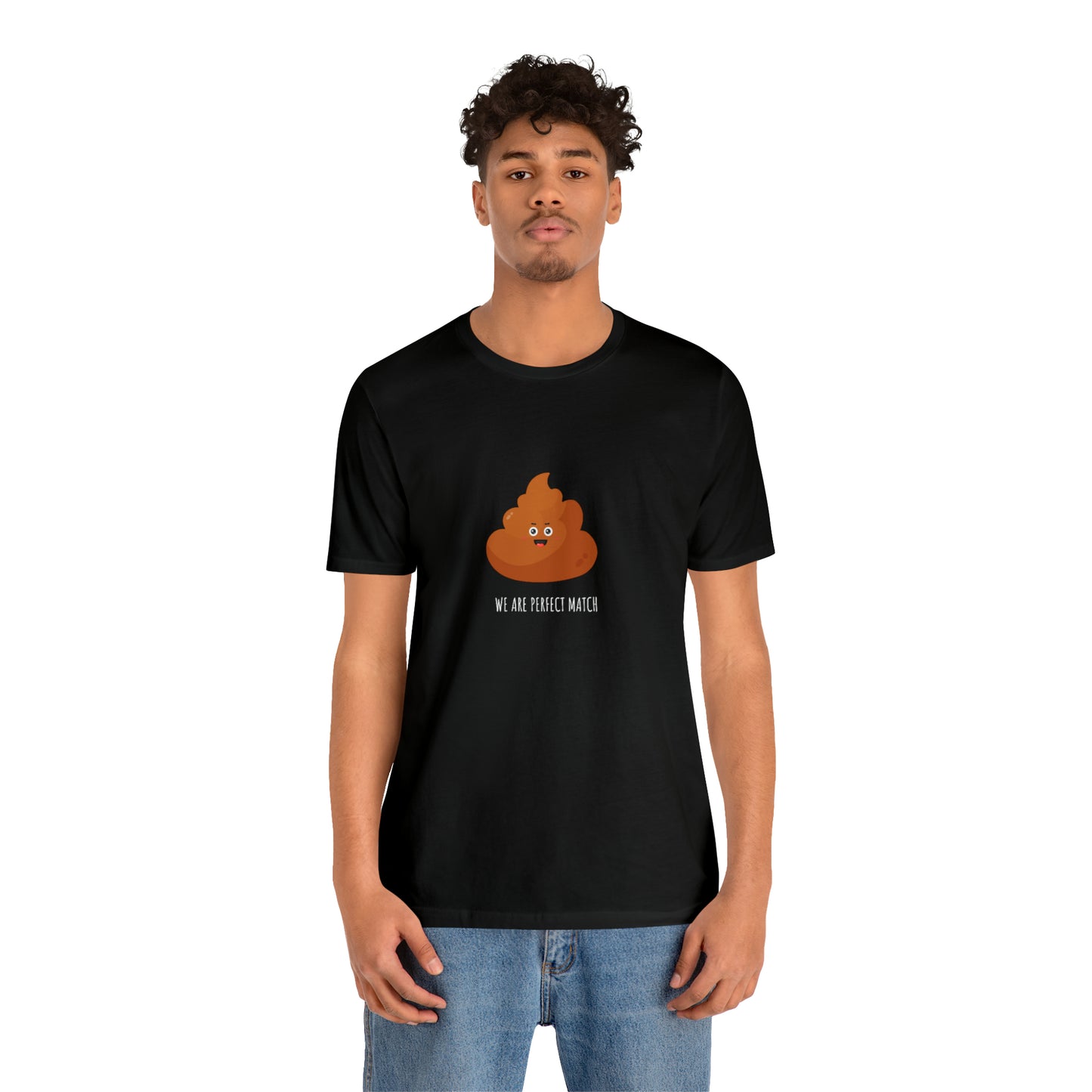 Funny Couple Shirts Perfect Match Unisex Jersey Short Sleeve Tee