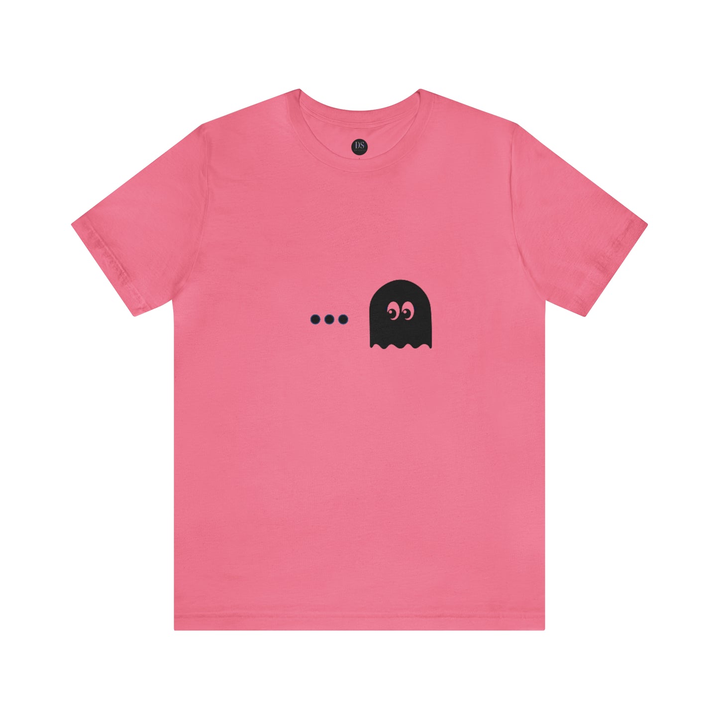 Pacman Game Cartoon Image Unisex Jersey Short Sleeve Tee