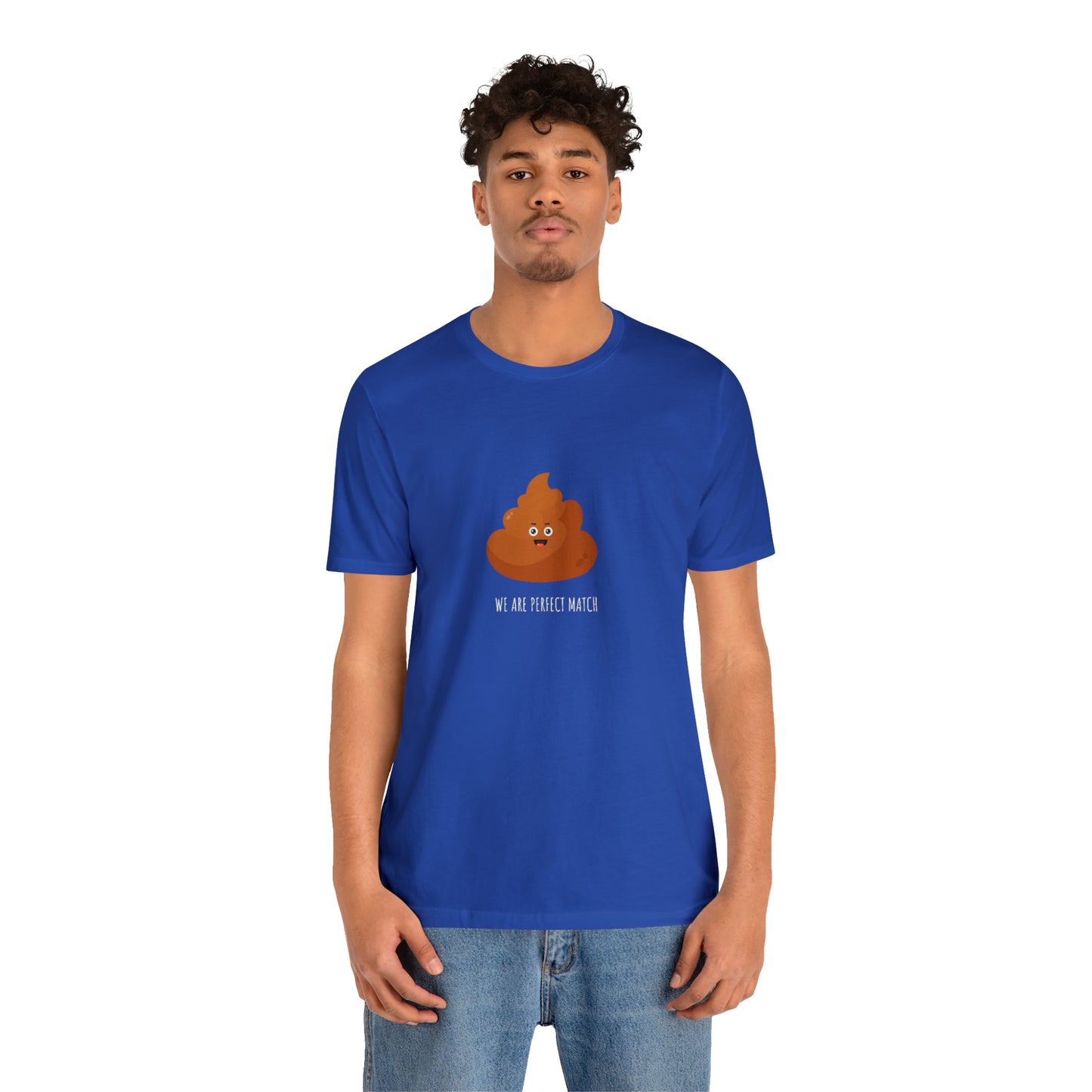 Funny Couple Shirts Perfect Match Unisex Jersey Short Sleeve Tee