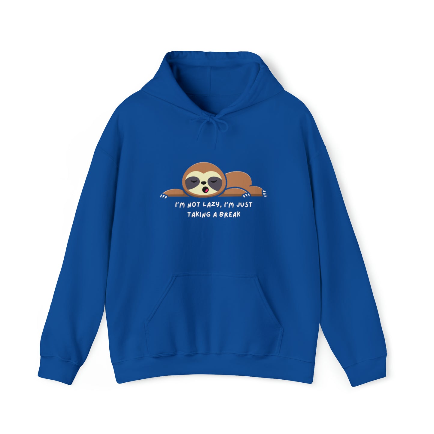 Sloth Image Funny Statement Unisex Heavy Blend™ Hooded Sweatshirt