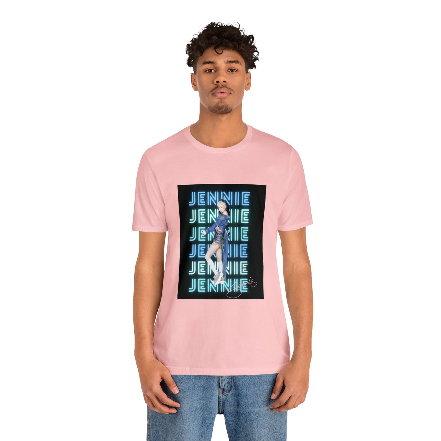 Kpop Custom Shirt Jennie Blinks Unisex Jersey Short Sleeve Tee