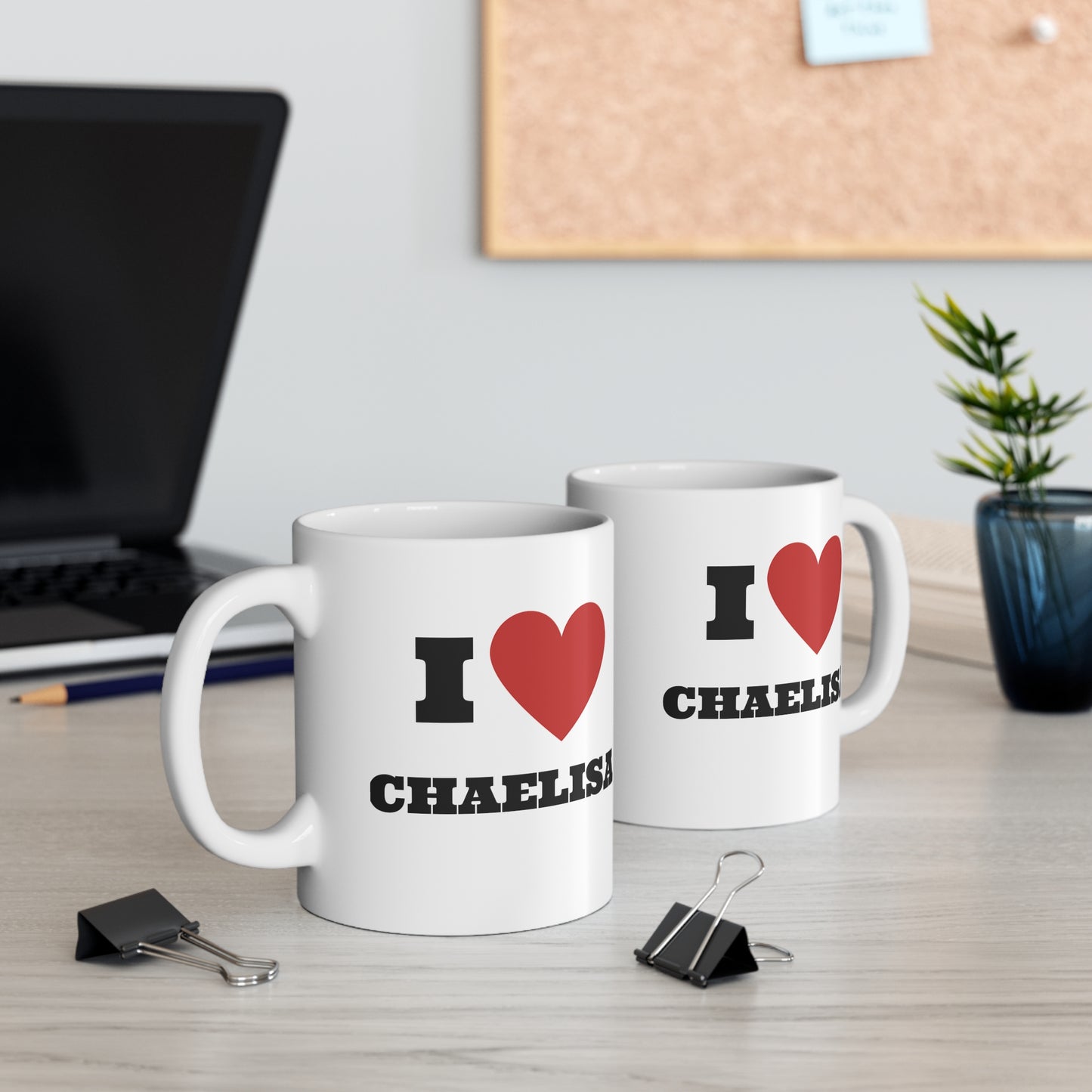 I love Chaelisa Kpop Blinks White Ceramic Coffee Mug 11oz