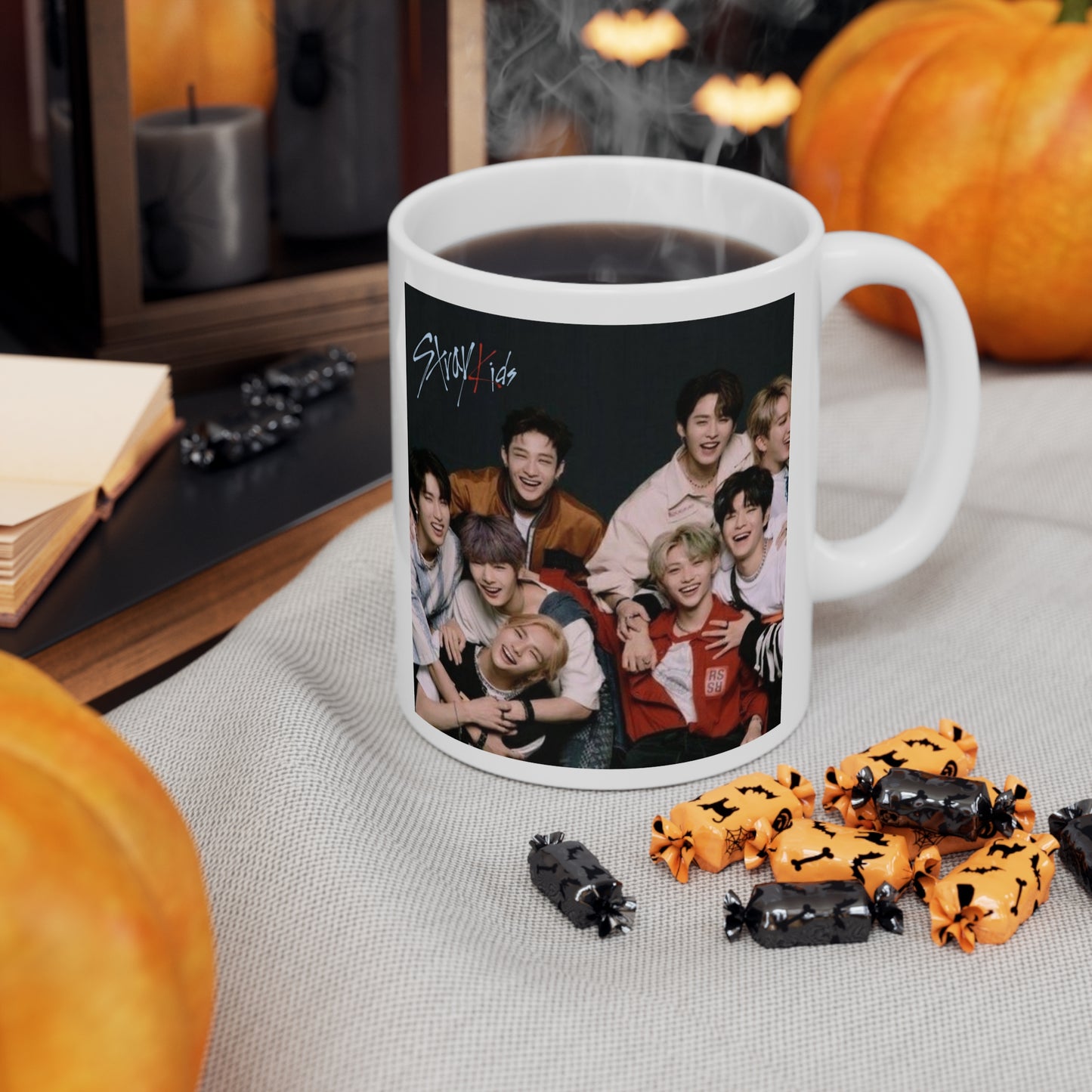 Kpop Boyband Straykids White Ceramic Coffee Mug 11oz