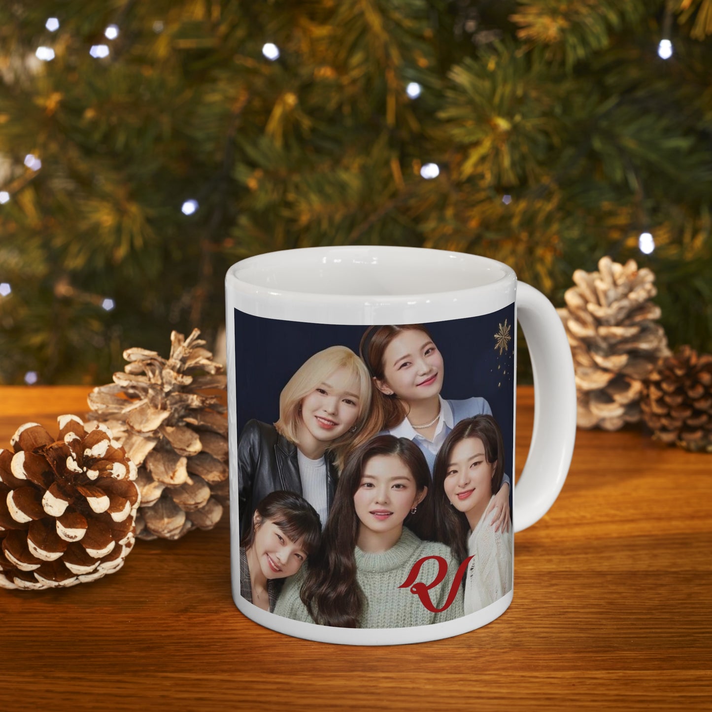 Kpop Girlband Red Velvet White Ceramic Coffee Mug 11oz