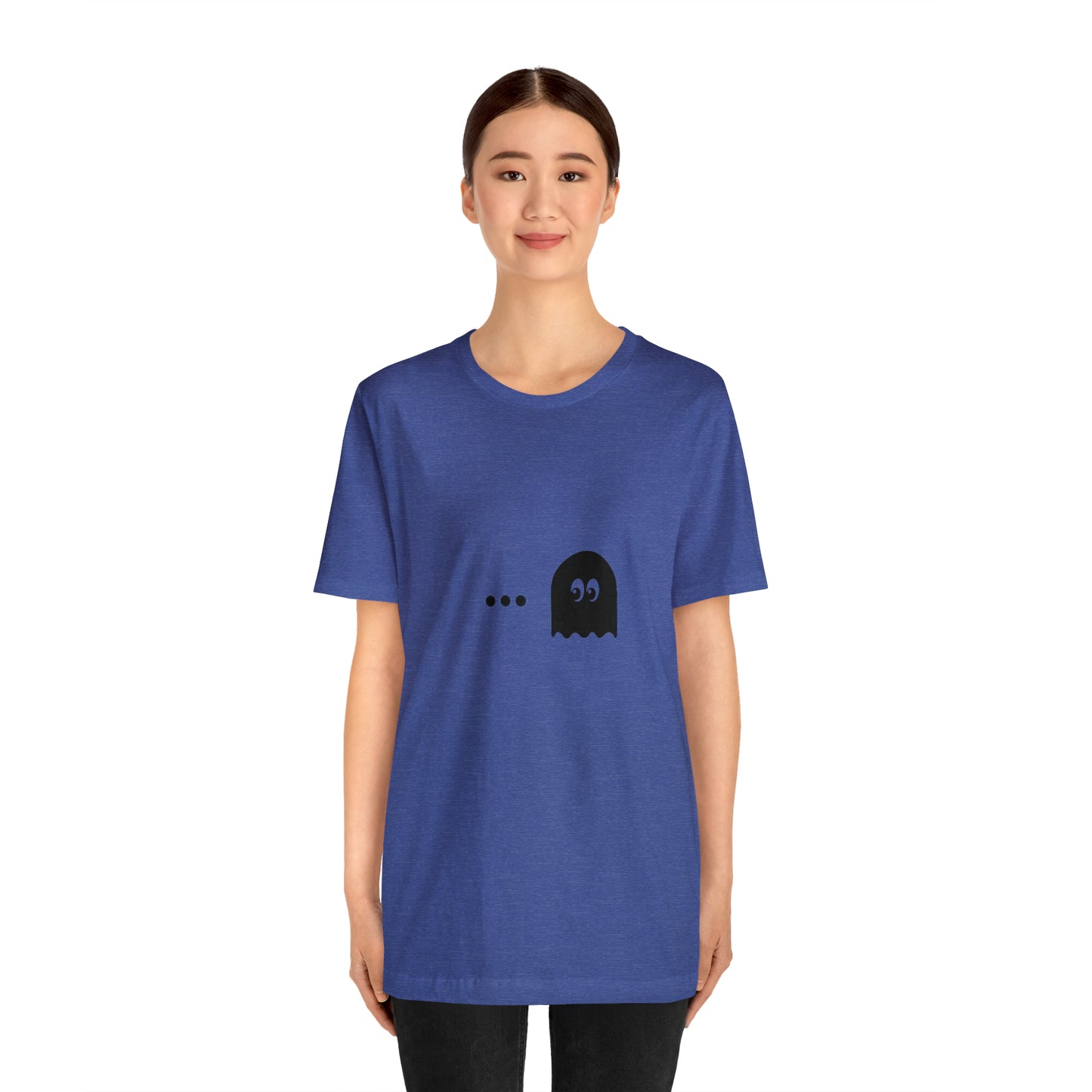 Pacman Game Cartoon Image Unisex Jersey Short Sleeve Tee