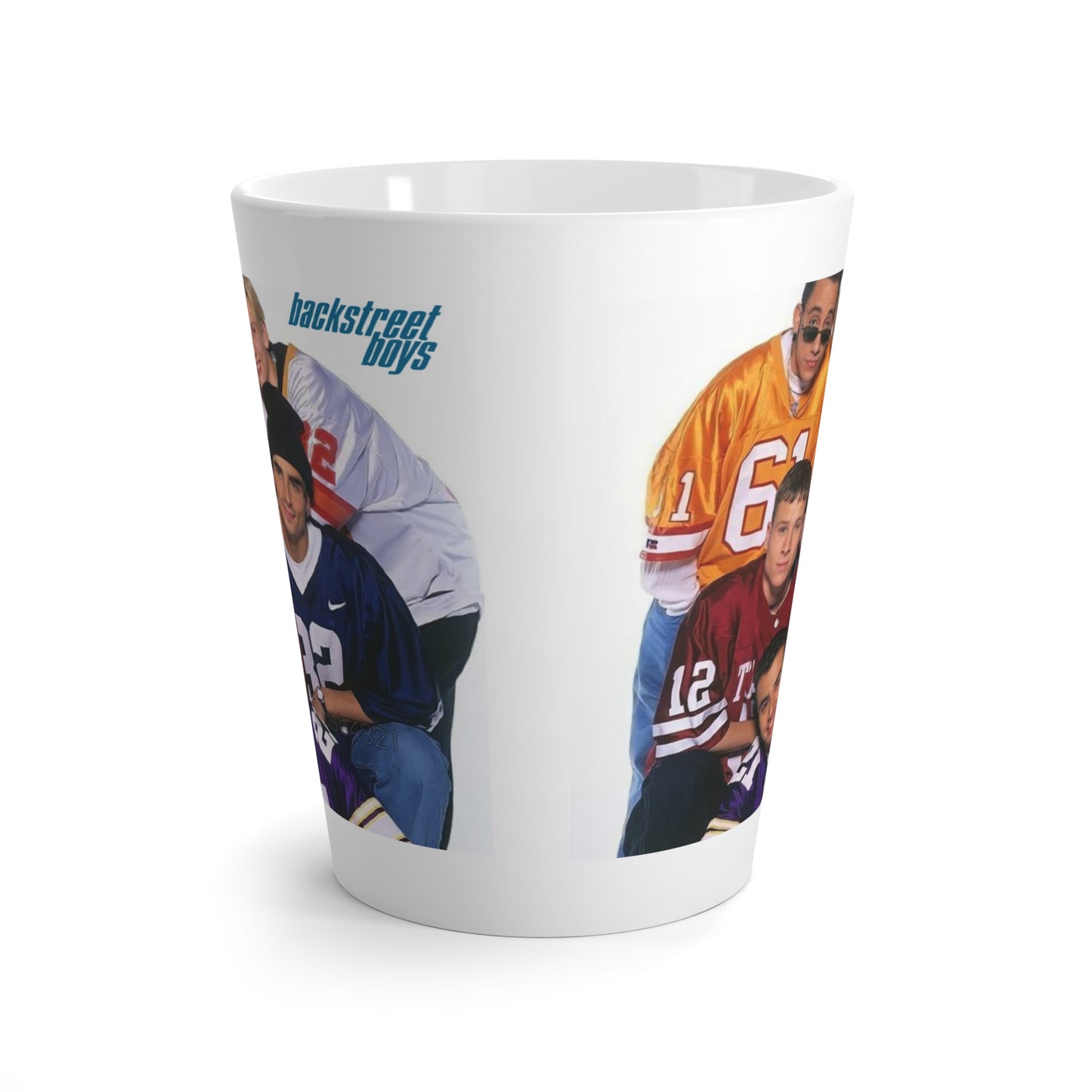 American Boyband 12oz Latte White Ceramic Coffee Mug