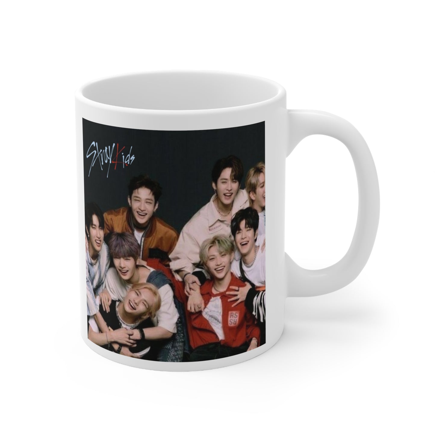 Kpop Boyband Straykids White Ceramic Coffee Mug 11oz