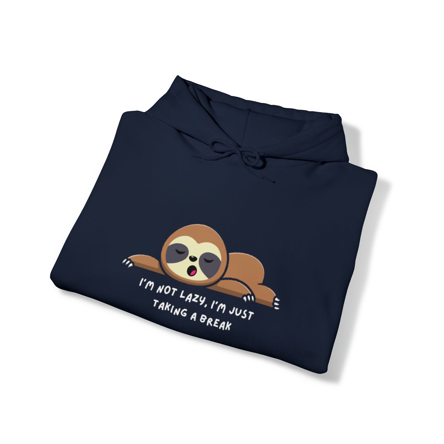 Sloth Image Funny Statement Unisex Heavy Blend™ Hooded Sweatshirt