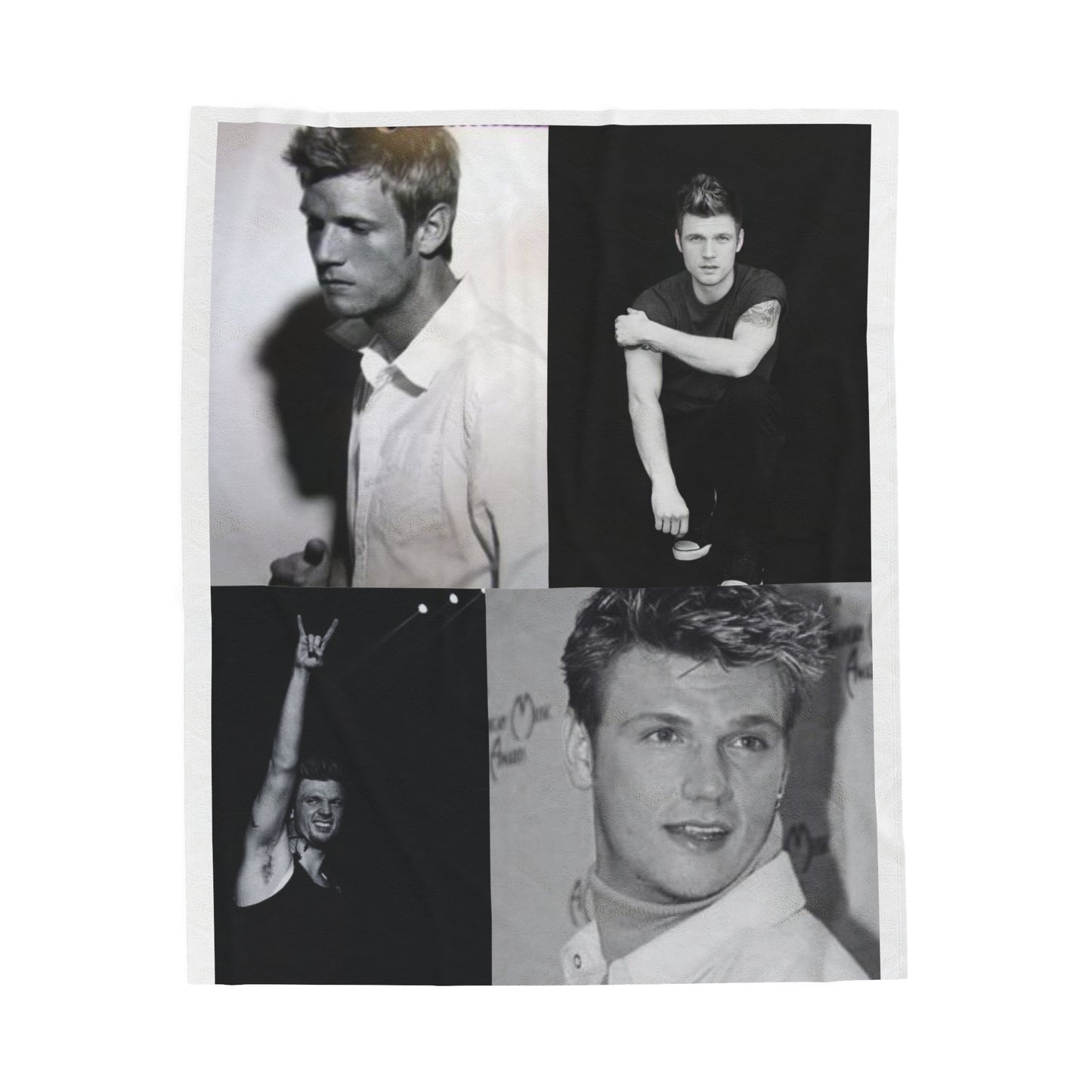 American Boyband Nick Carter Velveteen Plush Blanket