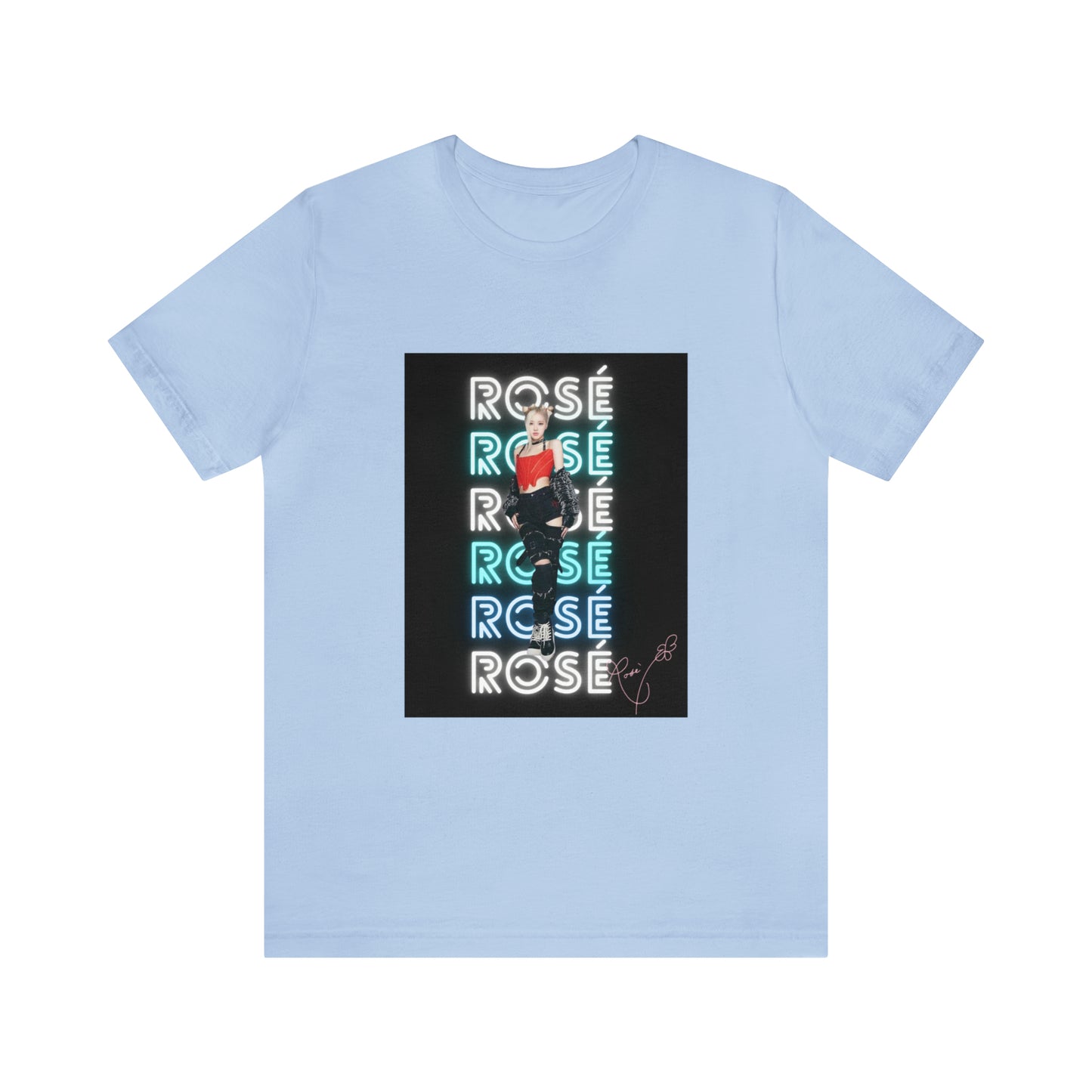 Kpop Girlband Rosé Blinks Unisex Jersey Short Sleeve Tee