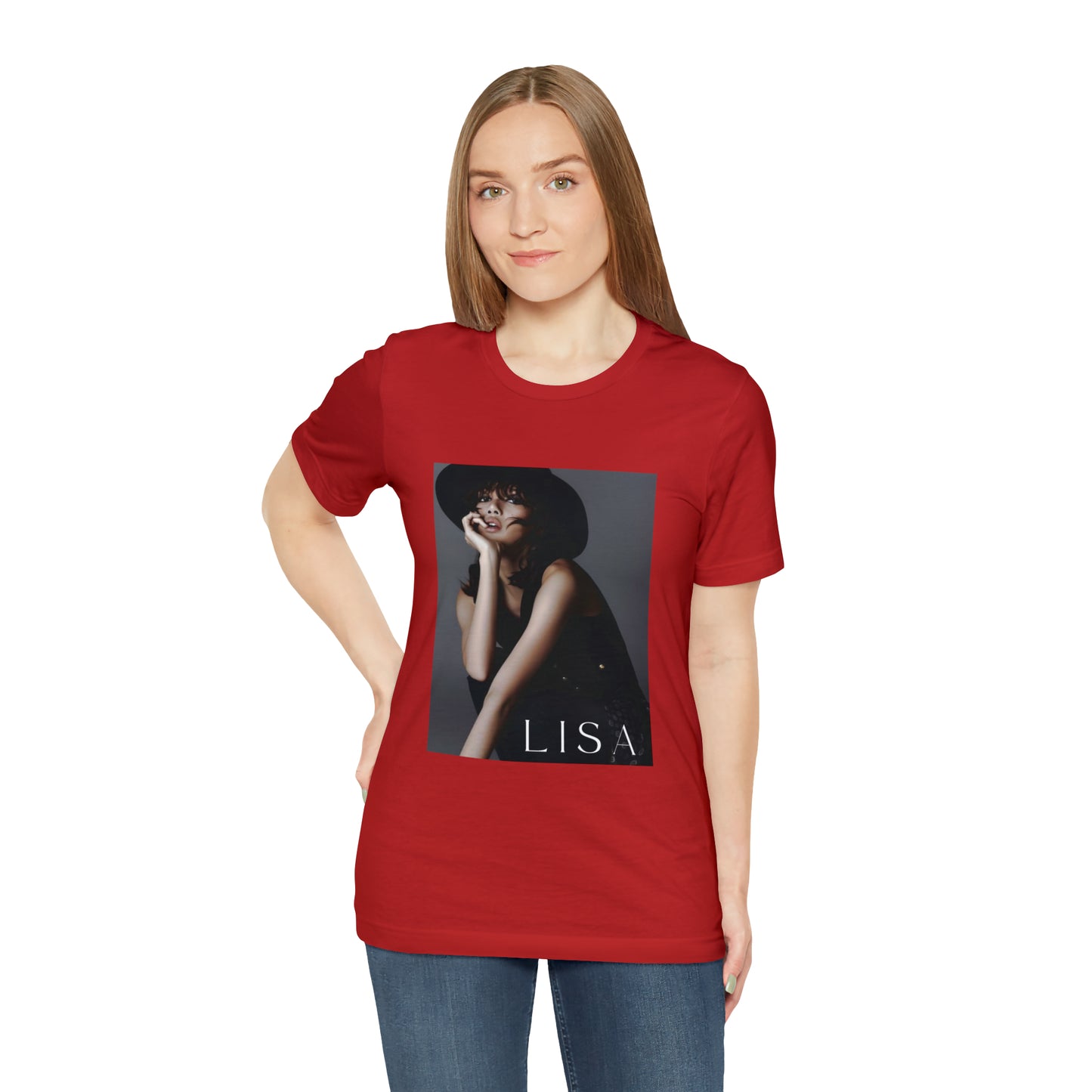 Kpop Girlband Lalisa Blinks Unisex Jersey Short Sleeve Tee