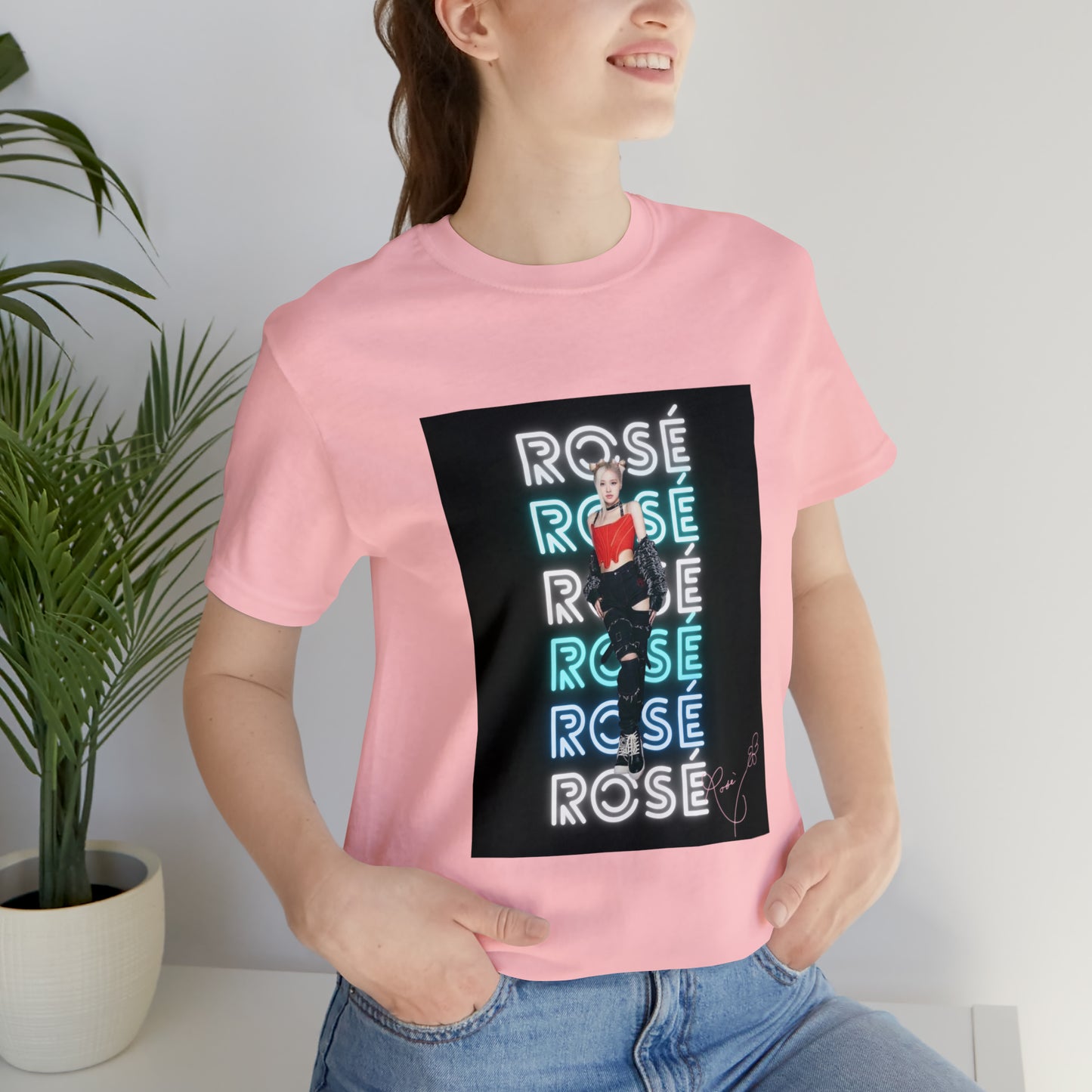 Kpop Girlband Rosé Blinks Unisex Jersey Short Sleeve Tee