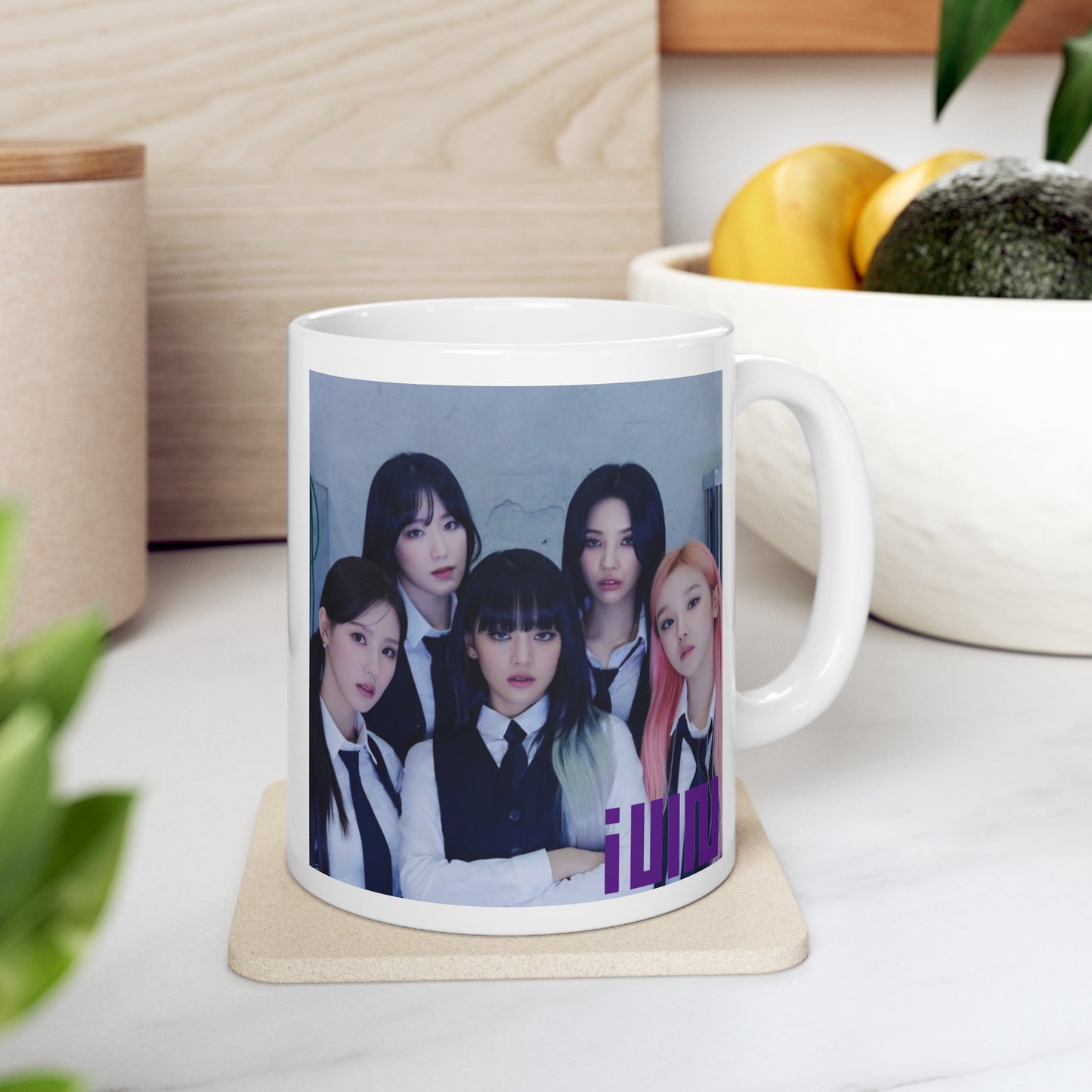 Kpop Girlband G Idle White Ceramic Coffee Mug 11oz