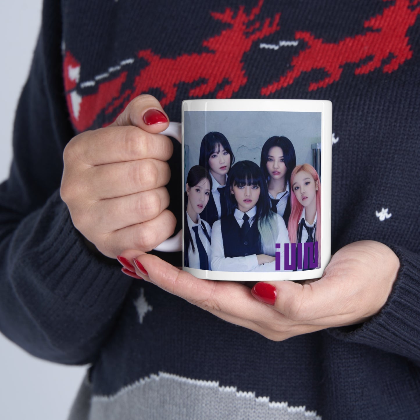 Kpop Girlband G Idle White Ceramic Coffee Mug 11oz