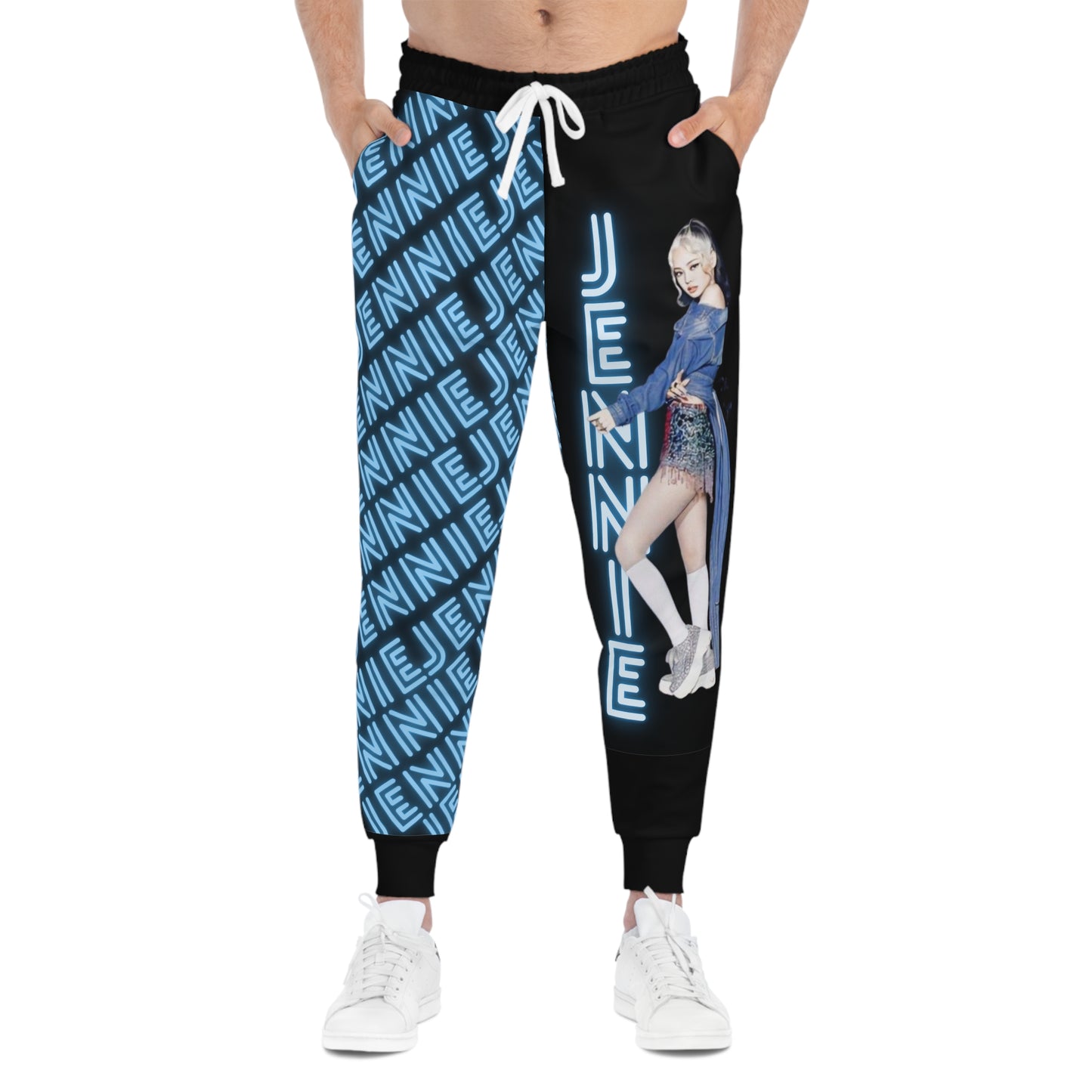 Kpop Sweatpants Girlband Jennie Blinks Custom Unisex Athletic Joggers (AOP)