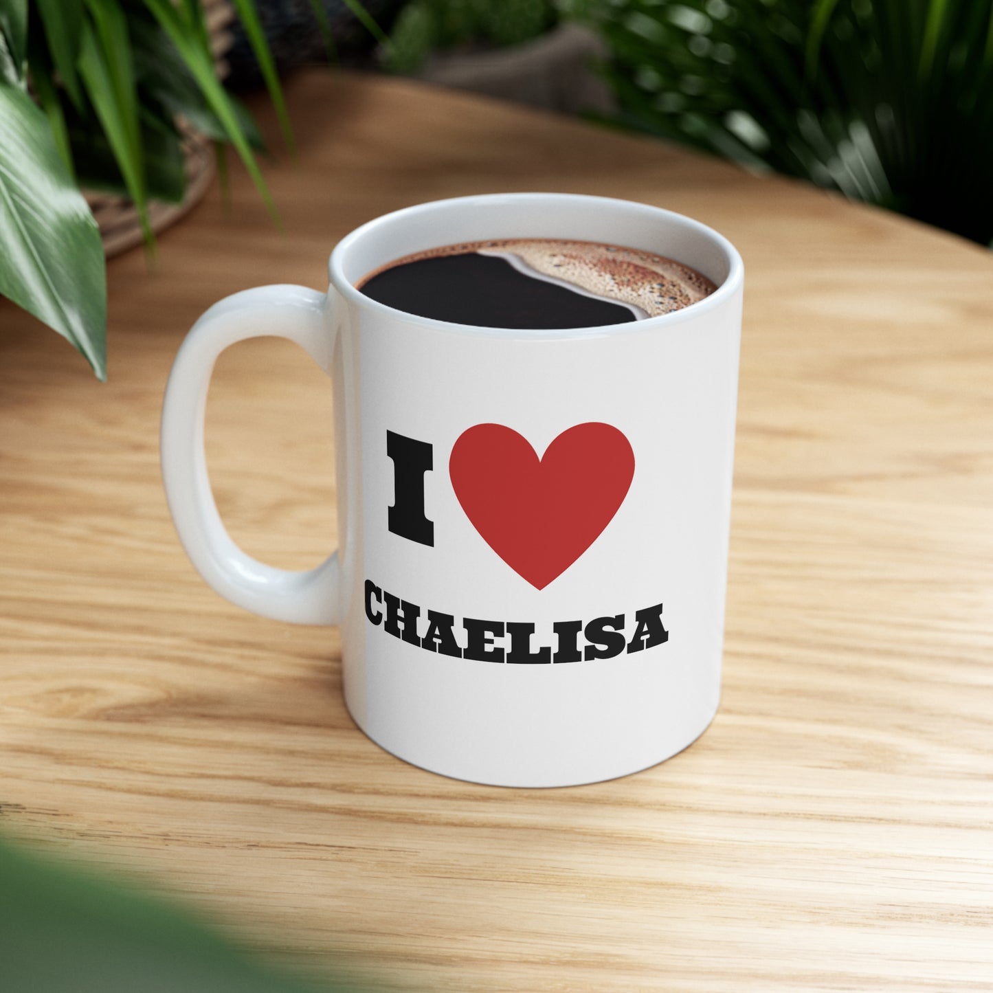 I love Chaelisa Kpop Blinks White Ceramic Coffee Mug 11oz