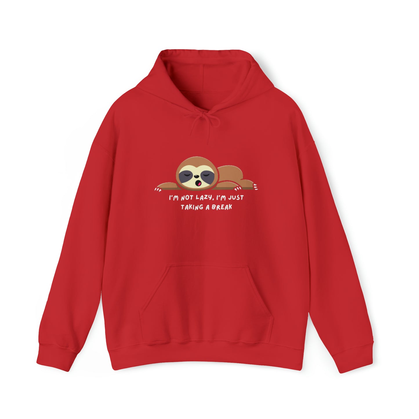 Sloth Image Funny Statement Unisex Heavy Blend™ Hooded Sweatshirt