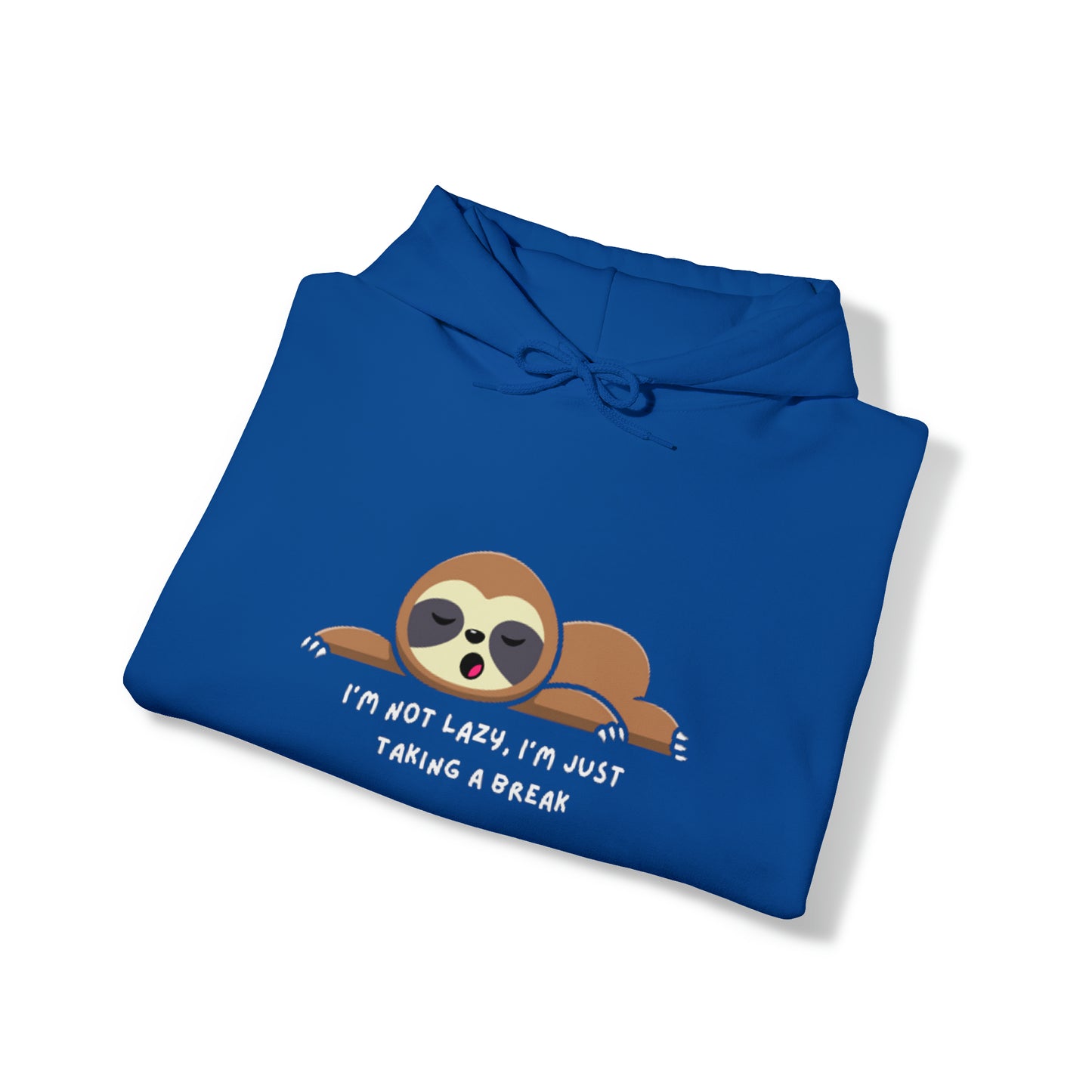Sloth Image Funny Statement Unisex Heavy Blend™ Hooded Sweatshirt