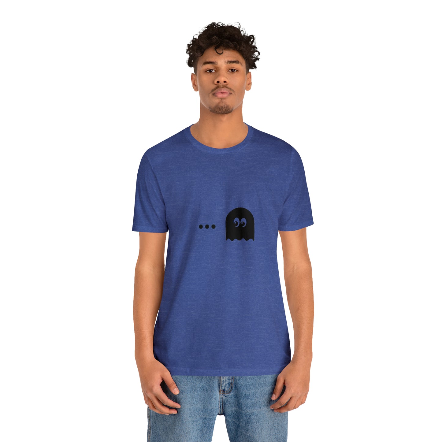 Pacman Game Cartoon Image Unisex Jersey Short Sleeve Tee