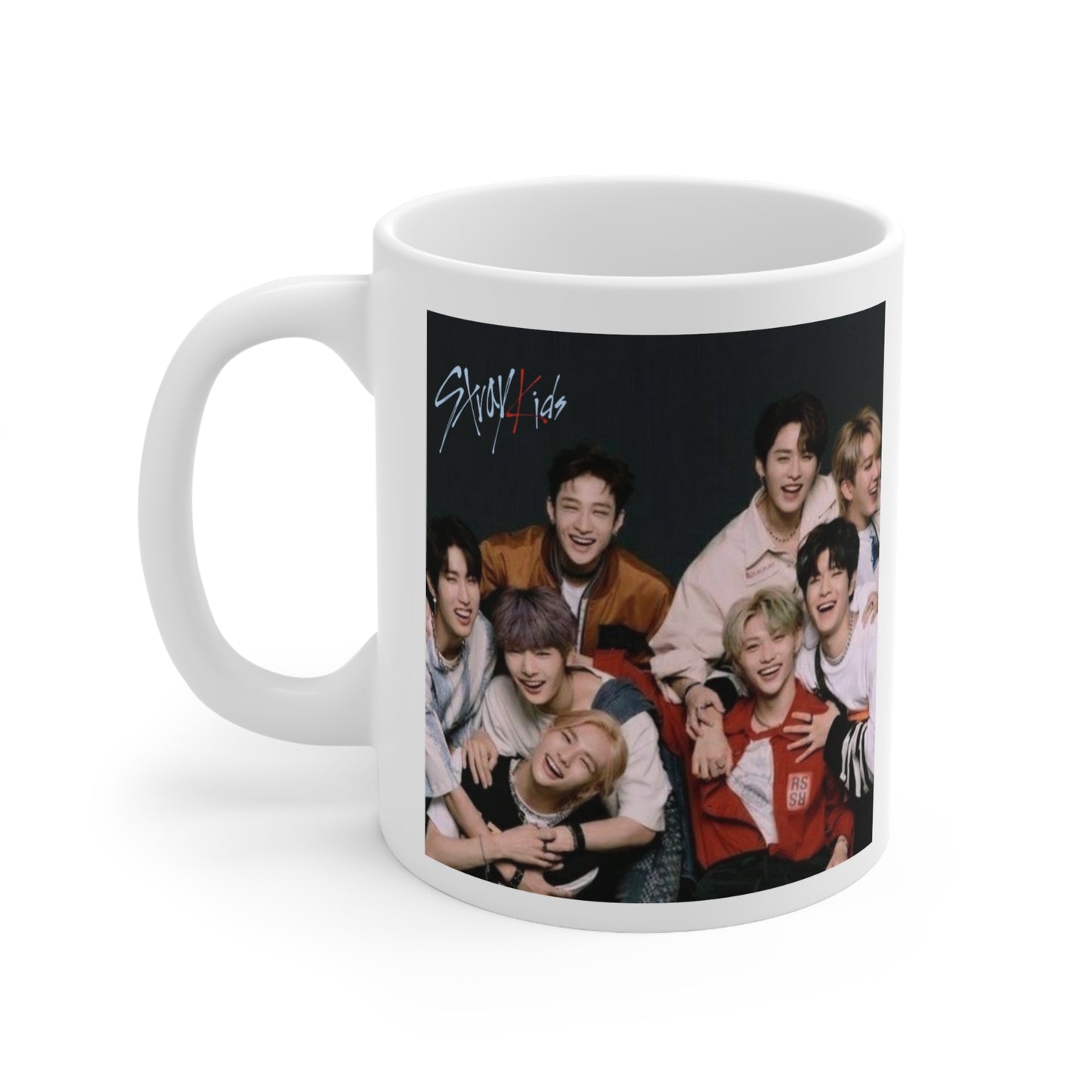 Kpop Boyband Straykids White Ceramic Coffee Mug 11oz