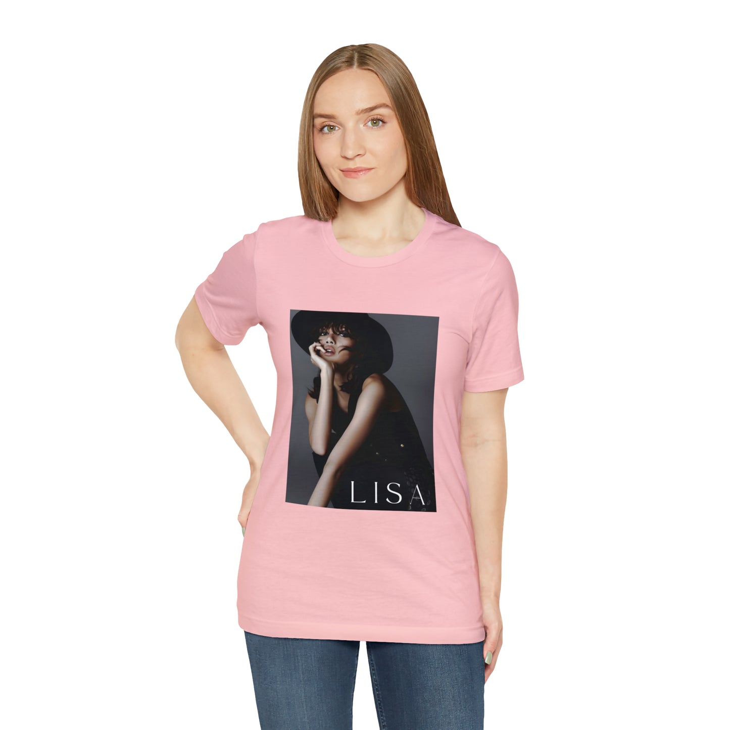 Kpop Girlband Lalisa Blinks Unisex Jersey Short Sleeve Tee