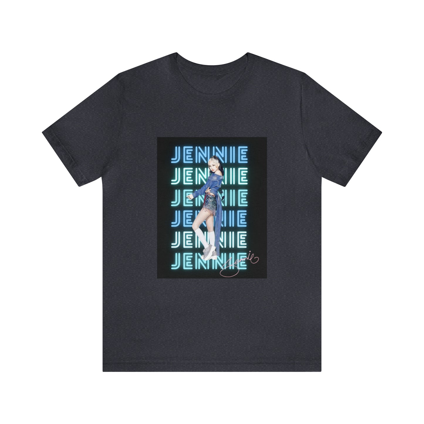 Kpop Custom Shirt Jennie Blinks Unisex Jersey Short Sleeve Tee