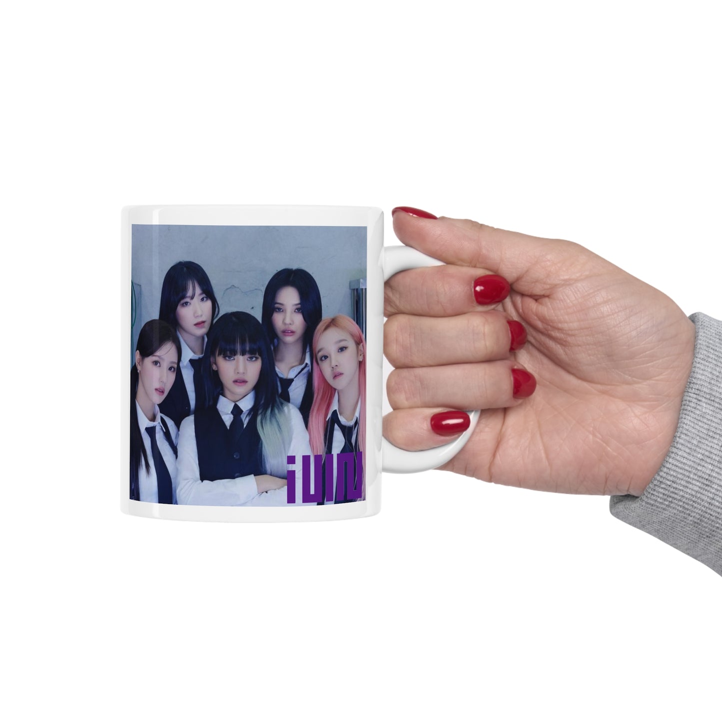 Kpop Girlband G Idle White Ceramic Coffee Mug 11oz