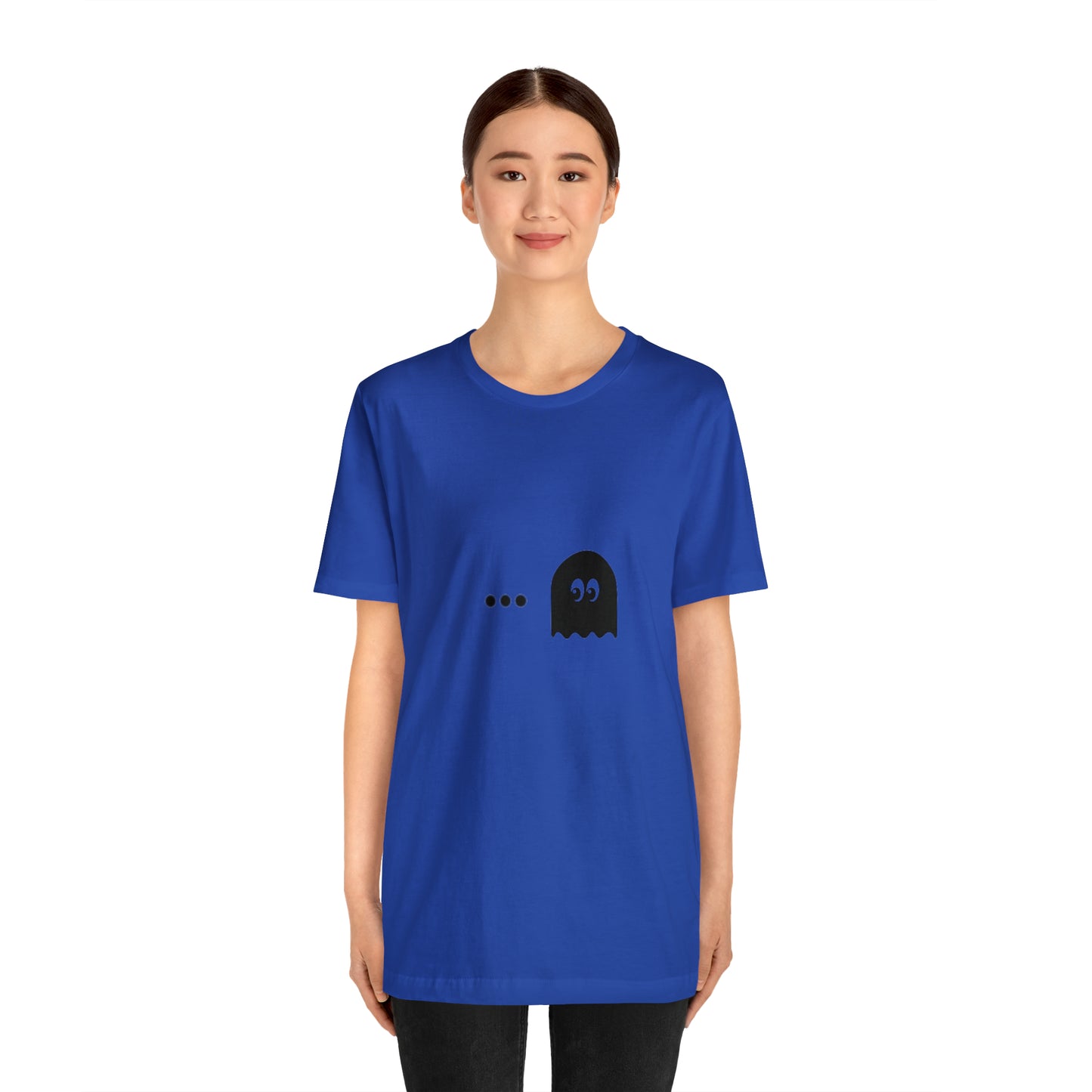 Pacman Game Cartoon Image Unisex Jersey Short Sleeve Tee