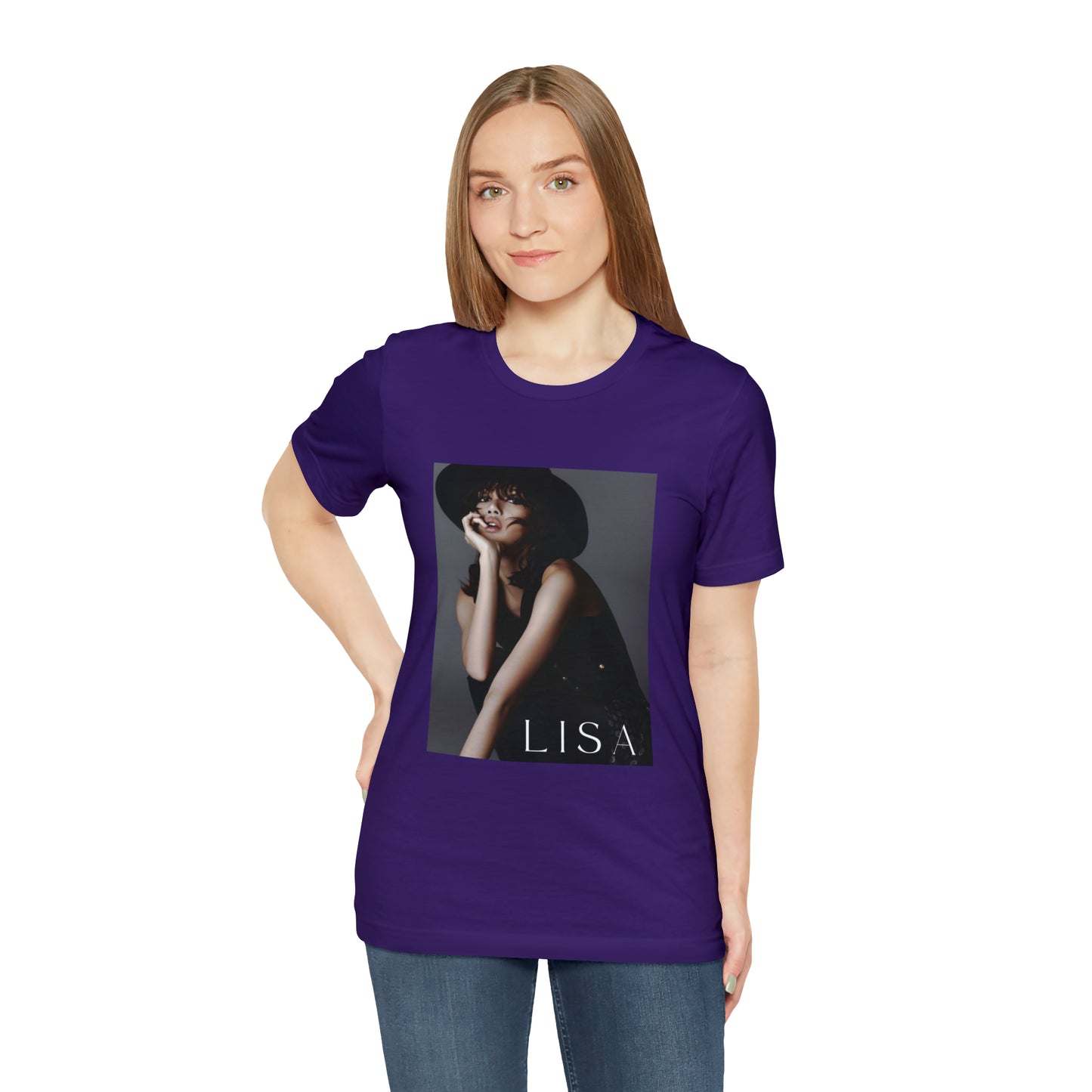 Kpop Girlband Lalisa Blinks Unisex Jersey Short Sleeve Tee