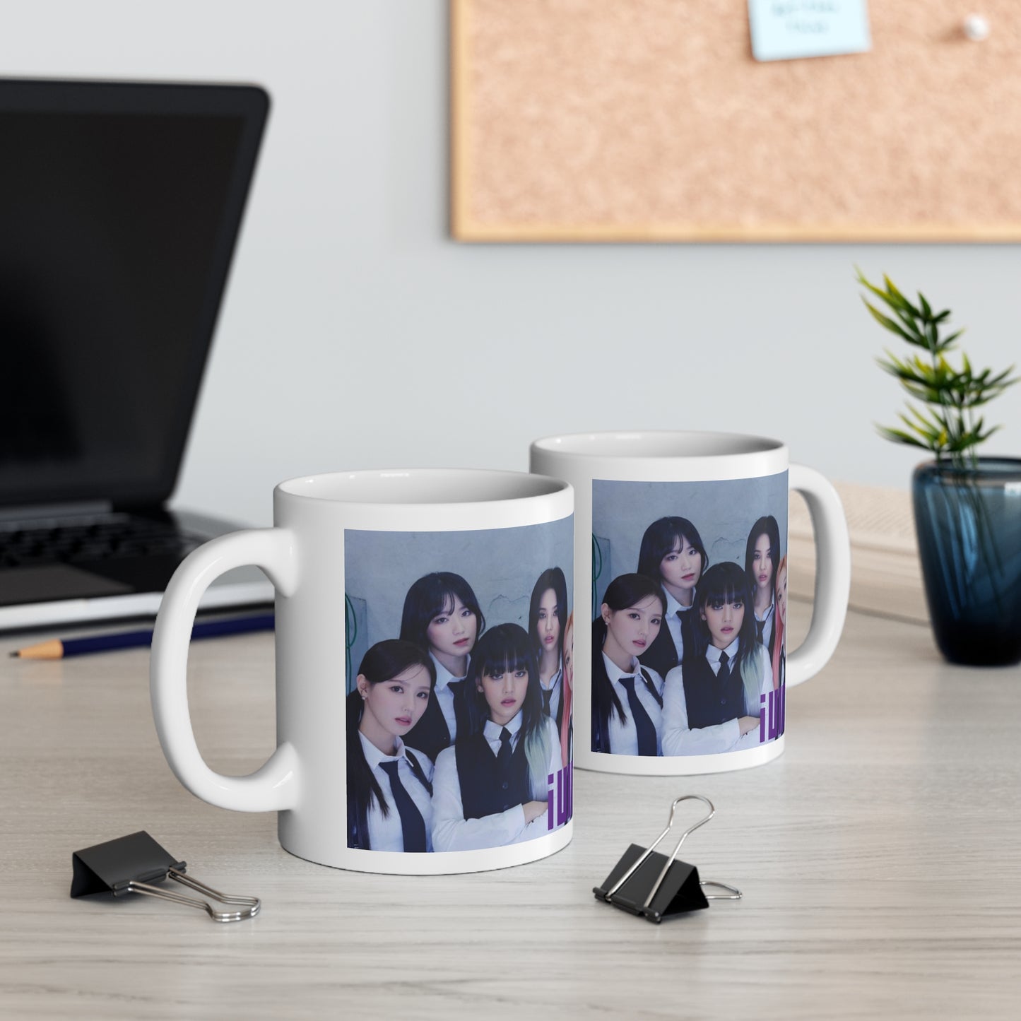 Kpop Girlband G Idle White Ceramic Coffee Mug 11oz