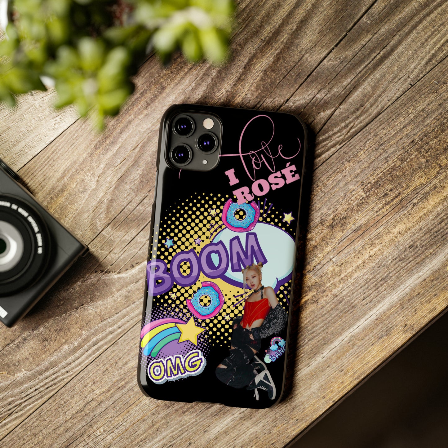 I Love Rosé Slim Phone Cases Kpop Iphone Cover