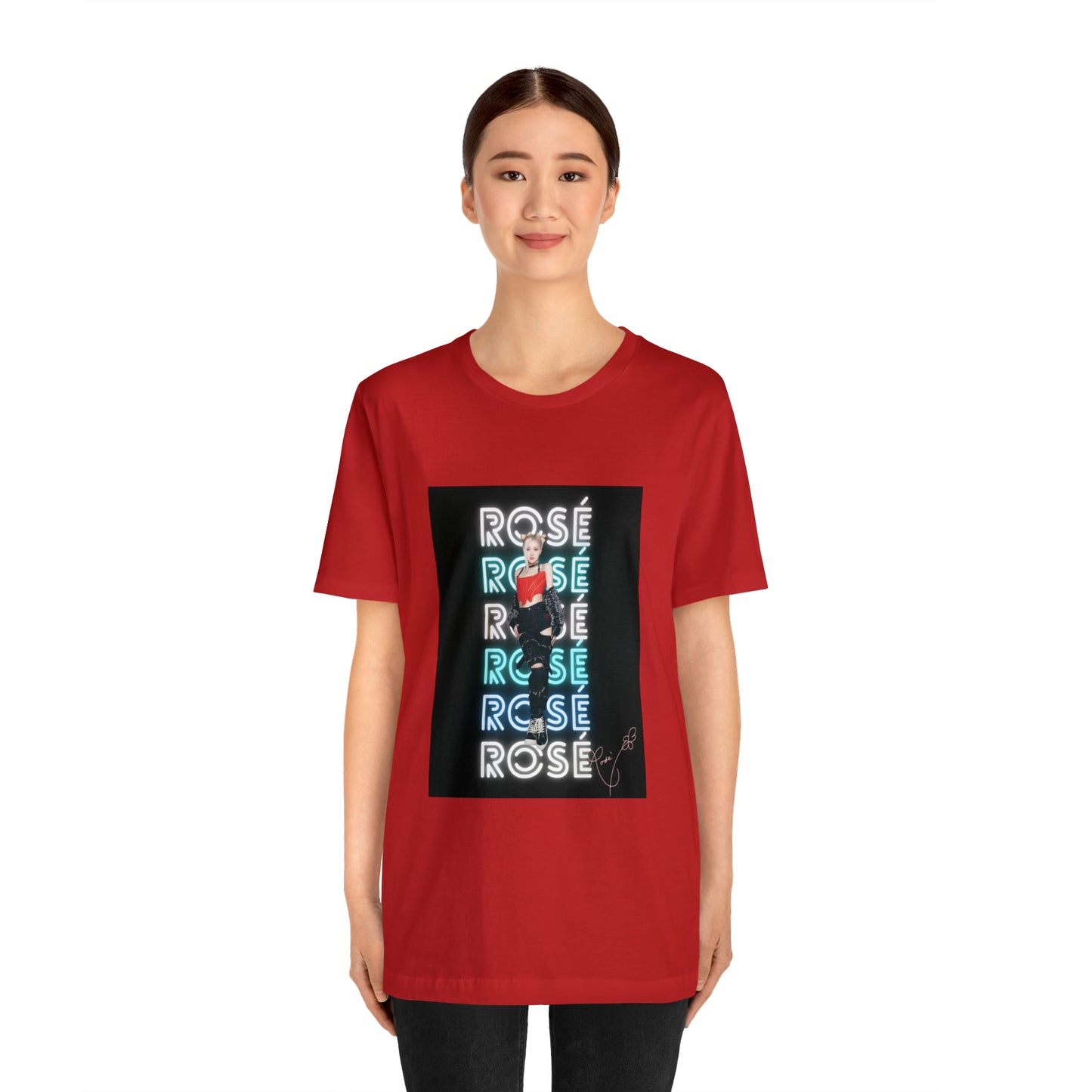 Kpop Girlband Rosé Blinks Unisex Jersey Short Sleeve Tee
