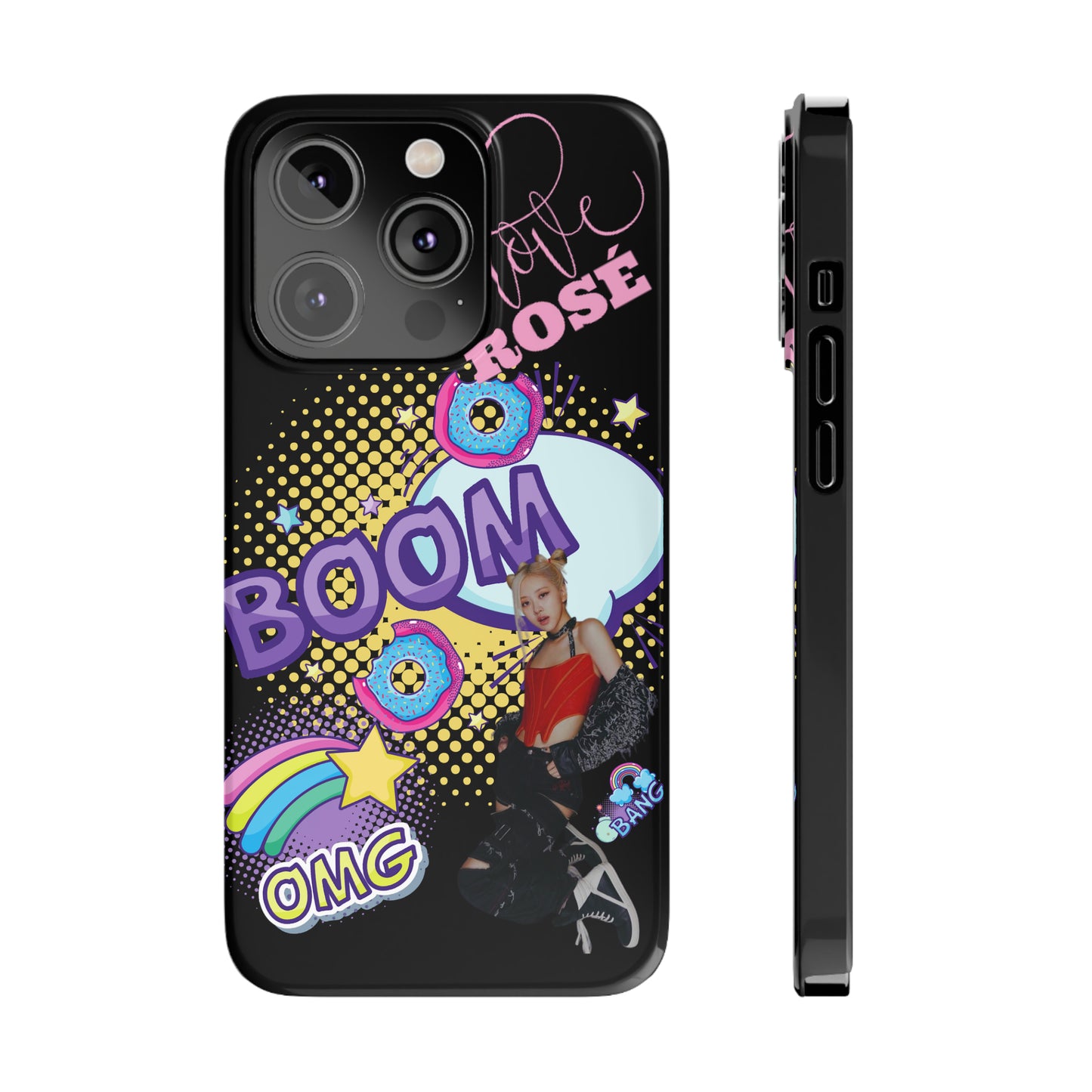 I Love Rosé Slim Phone Cases Kpop Iphone Cover