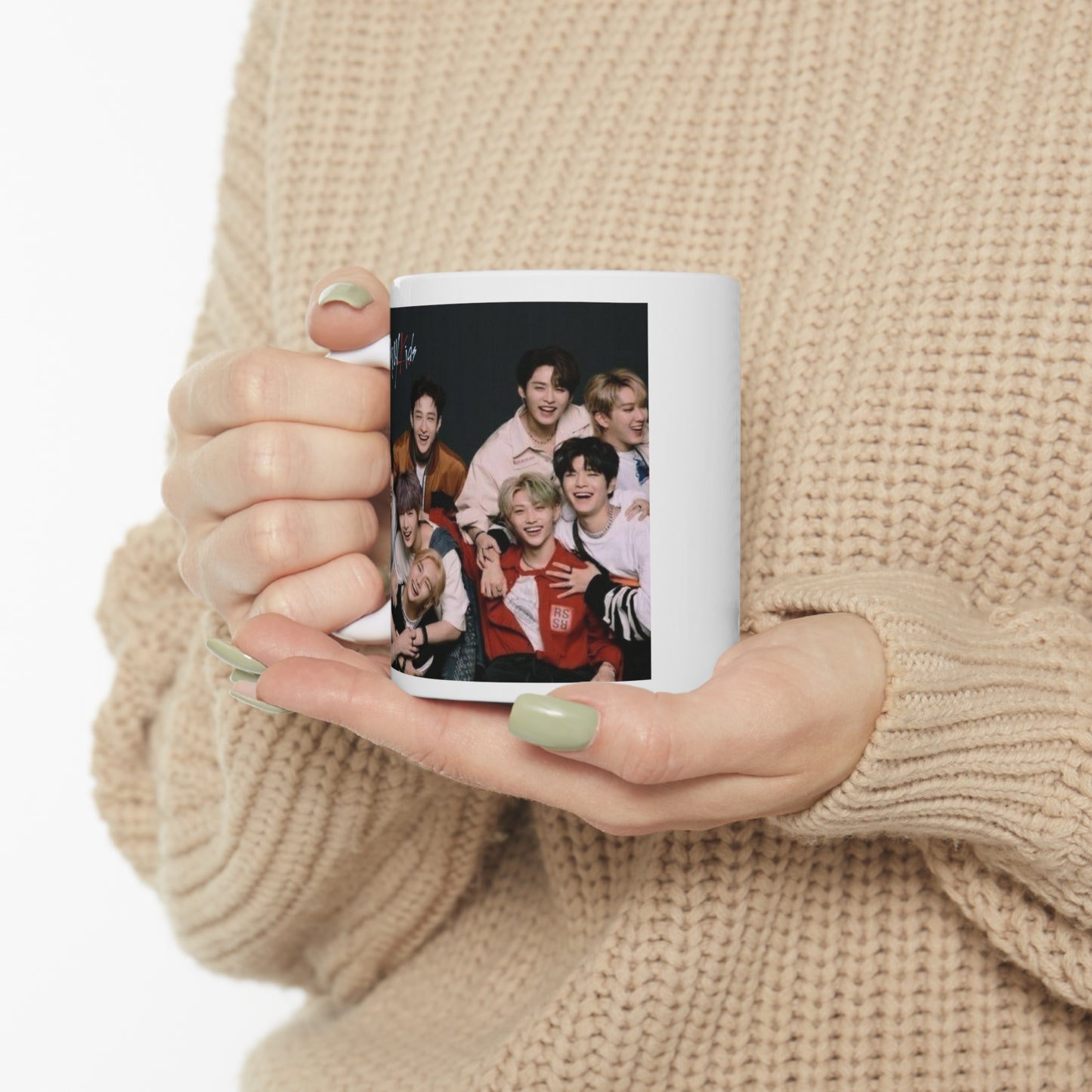 Kpop Boyband Straykids White Ceramic Coffee Mug 11oz