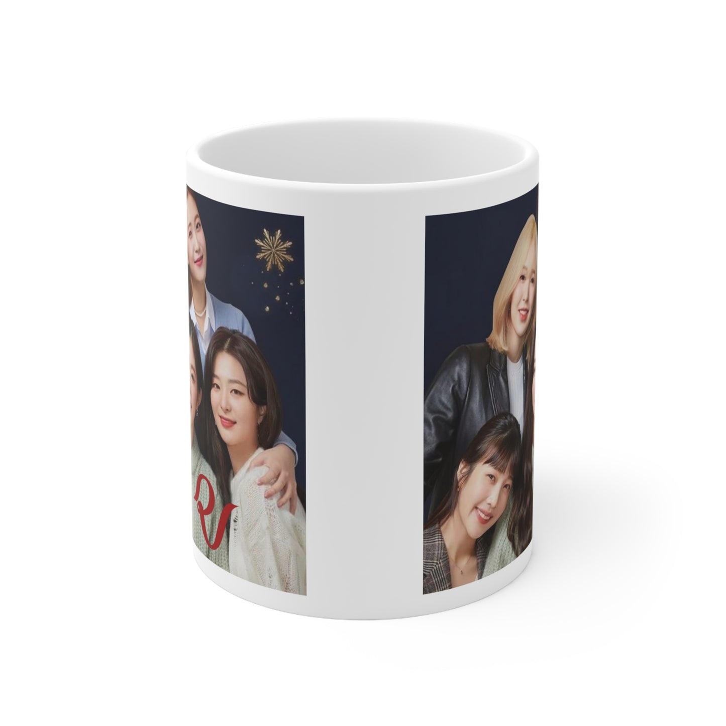 Kpop Girlband Red Velvet White Ceramic Coffee Mug 11oz