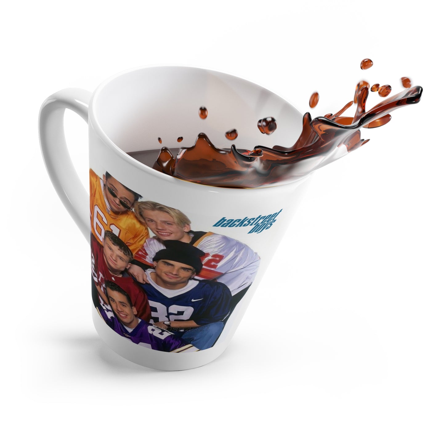 American Boyband 12oz Latte White Ceramic Coffee Mug