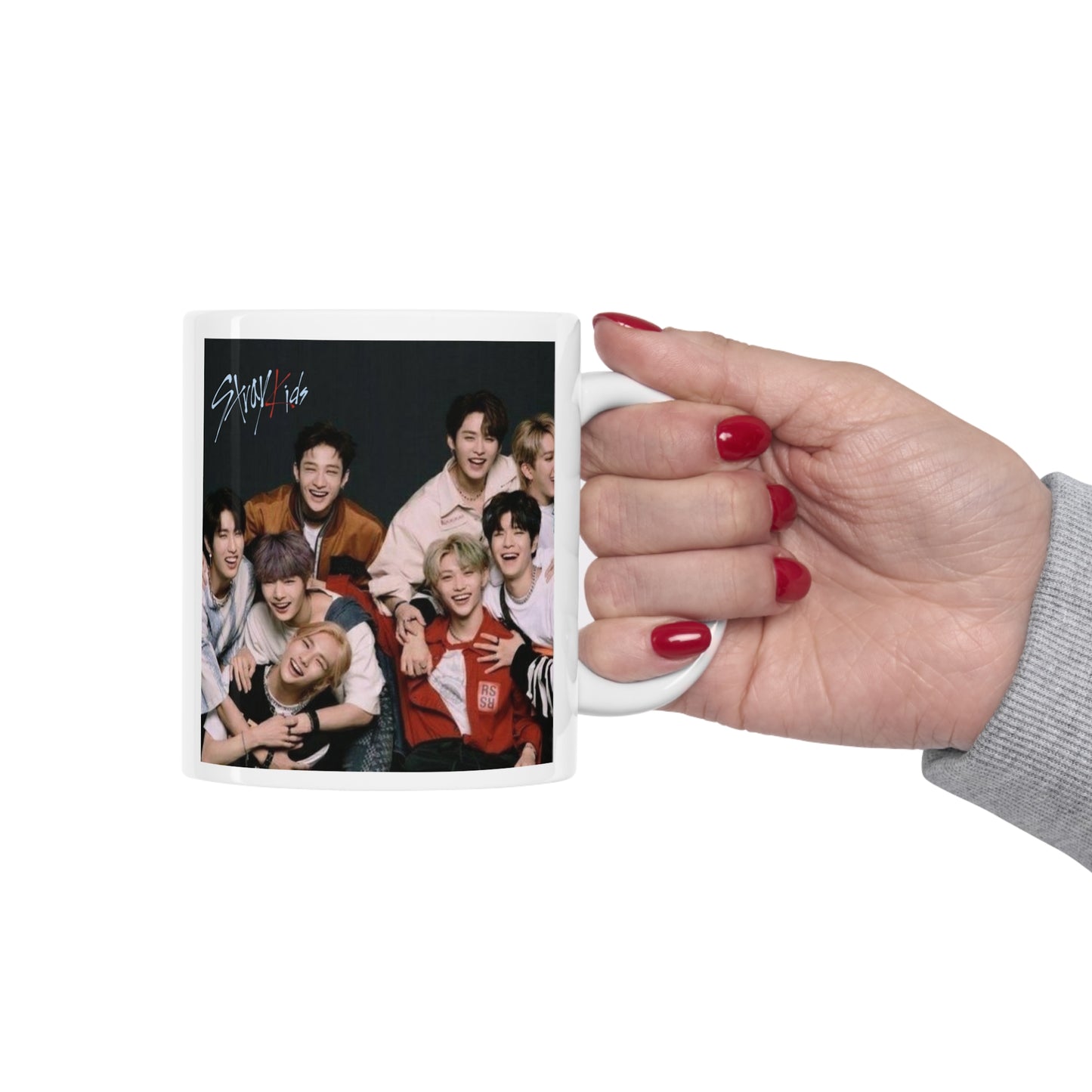 Kpop Boyband Straykids White Ceramic Coffee Mug 11oz