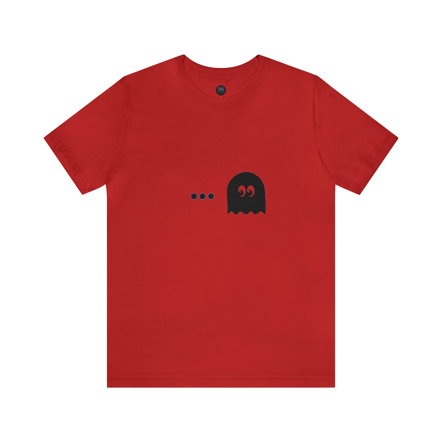 Pacman Game Cartoon Image Unisex Jersey Short Sleeve Tee