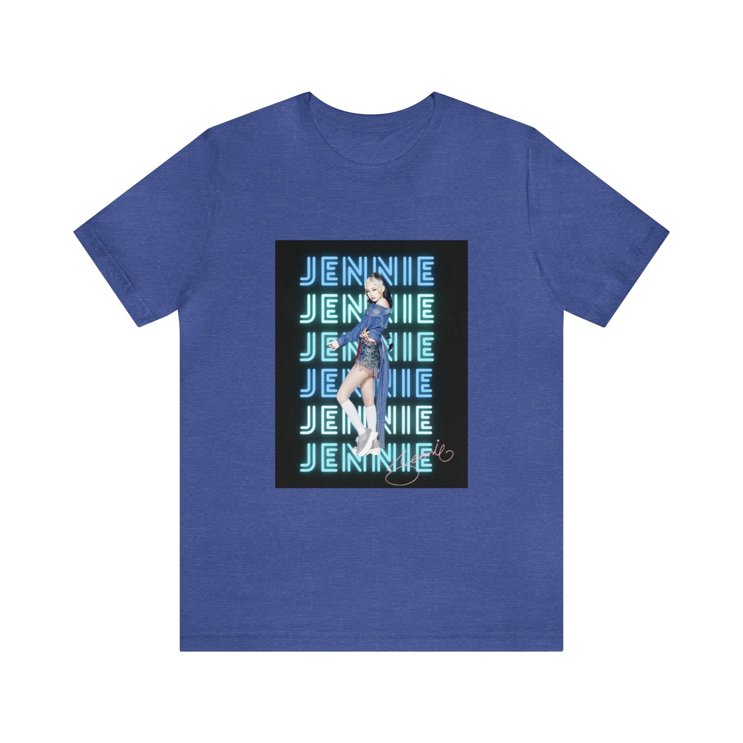 Kpop Custom Shirt Jennie Blinks Unisex Jersey Short Sleeve Tee