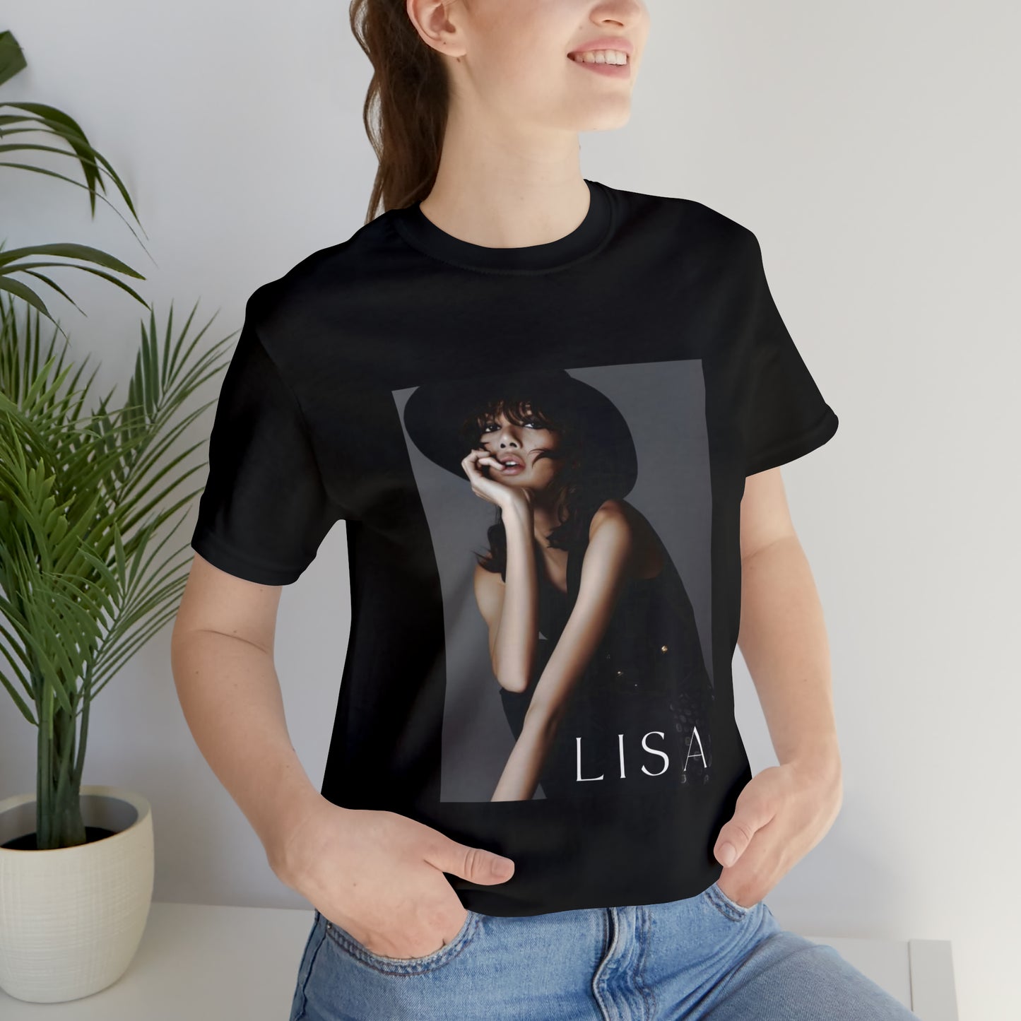 Kpop Girlband Lalisa Blinks Unisex Jersey Short Sleeve Tee