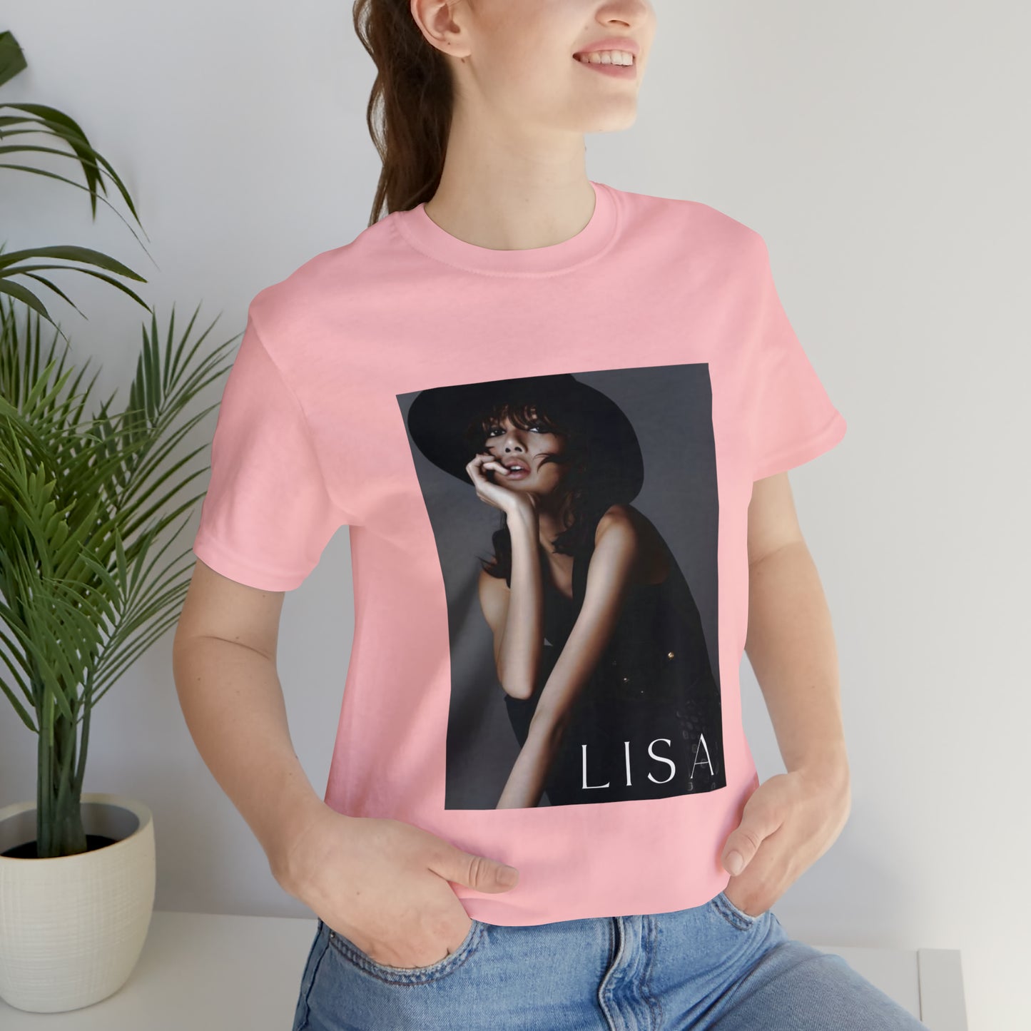 Kpop Girlband Lalisa Blinks Unisex Jersey Short Sleeve Tee