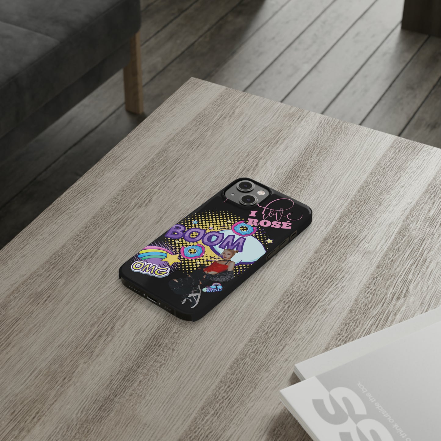 I Love Rosé Slim Phone Cases Kpop Iphone Cover