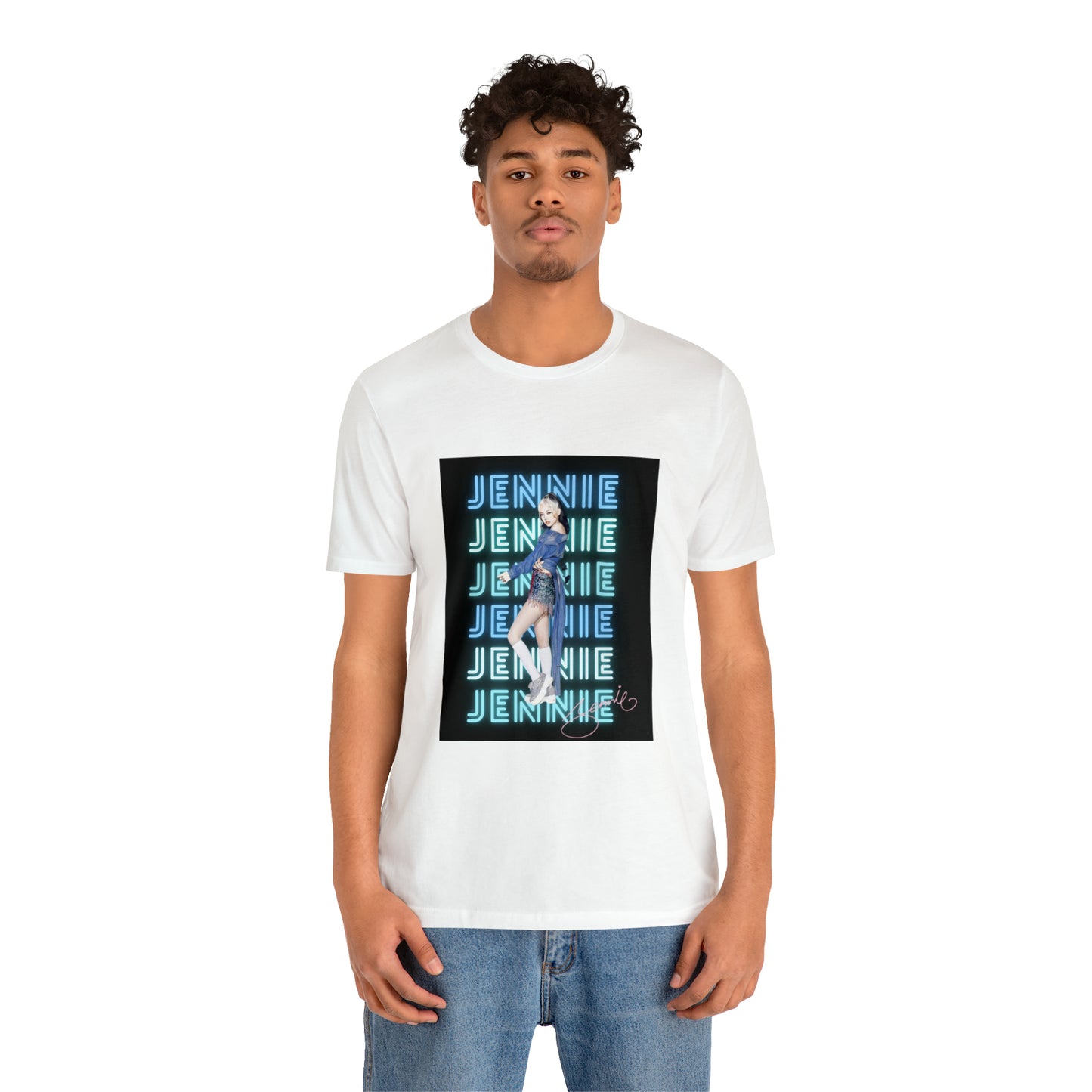 Kpop Custom Shirt Jennie Blinks Unisex Jersey Short Sleeve Tee