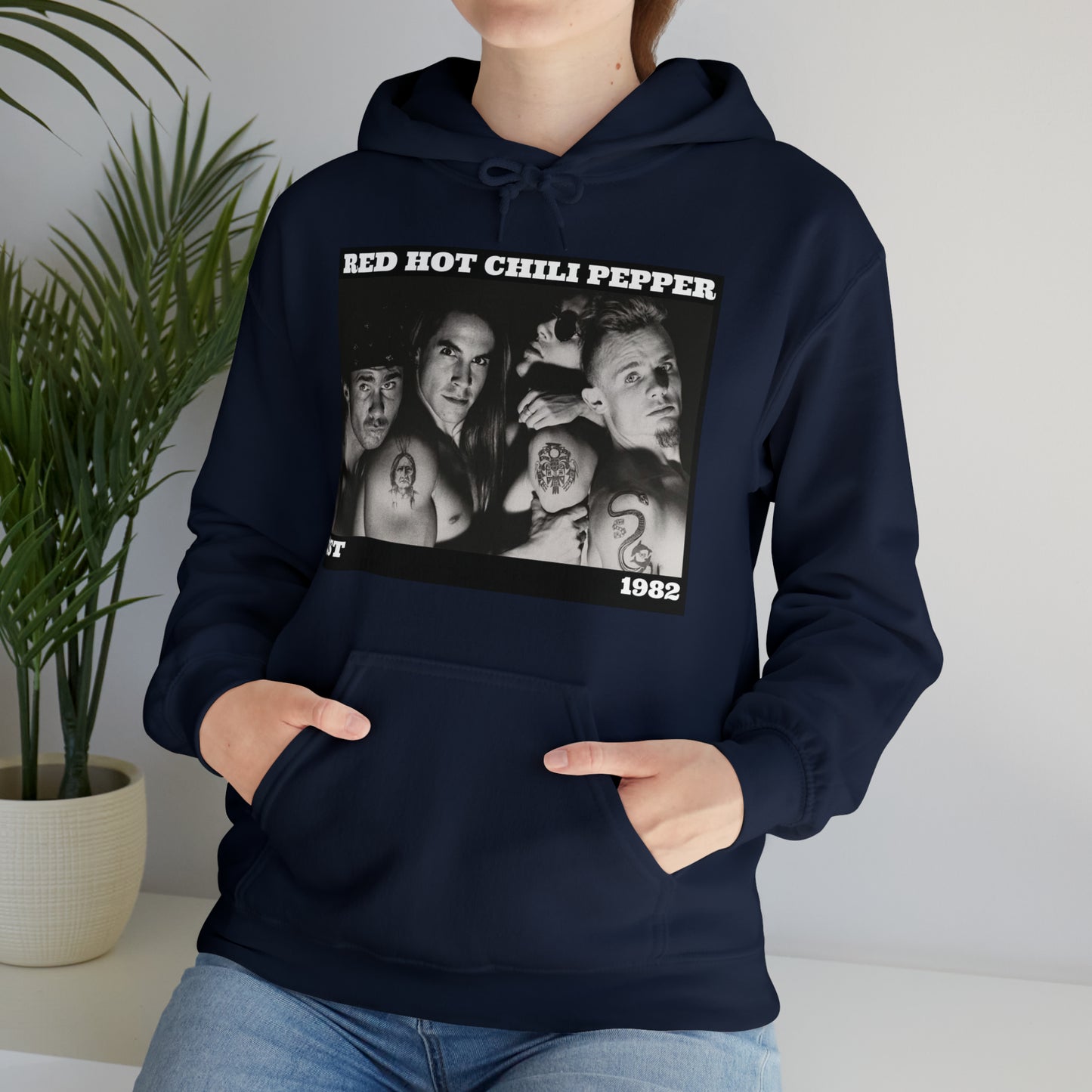 Rock Band Red Hot Chili Pepper Unisex Heavy Blend™ Hooded Sweatshirt